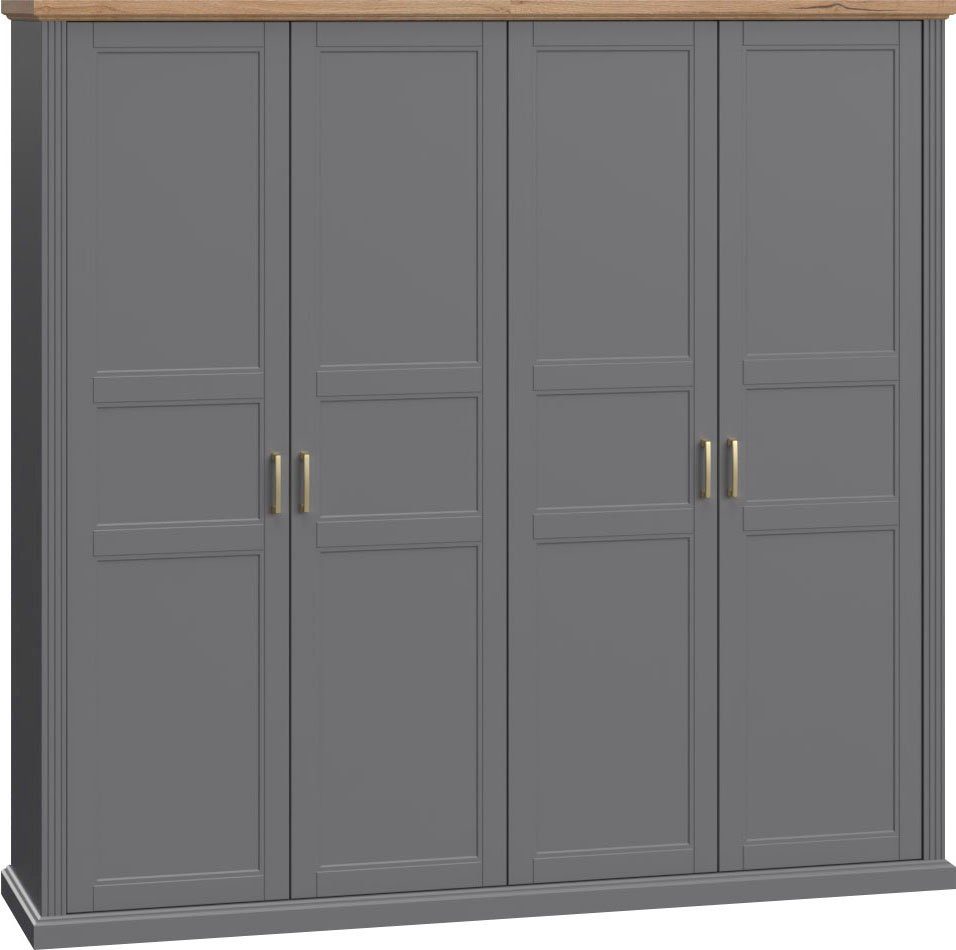 Home affaire Kleiderschrank "Tara, wahlweise 4 Breiten, hoher Schrank 227cm günstig online kaufen