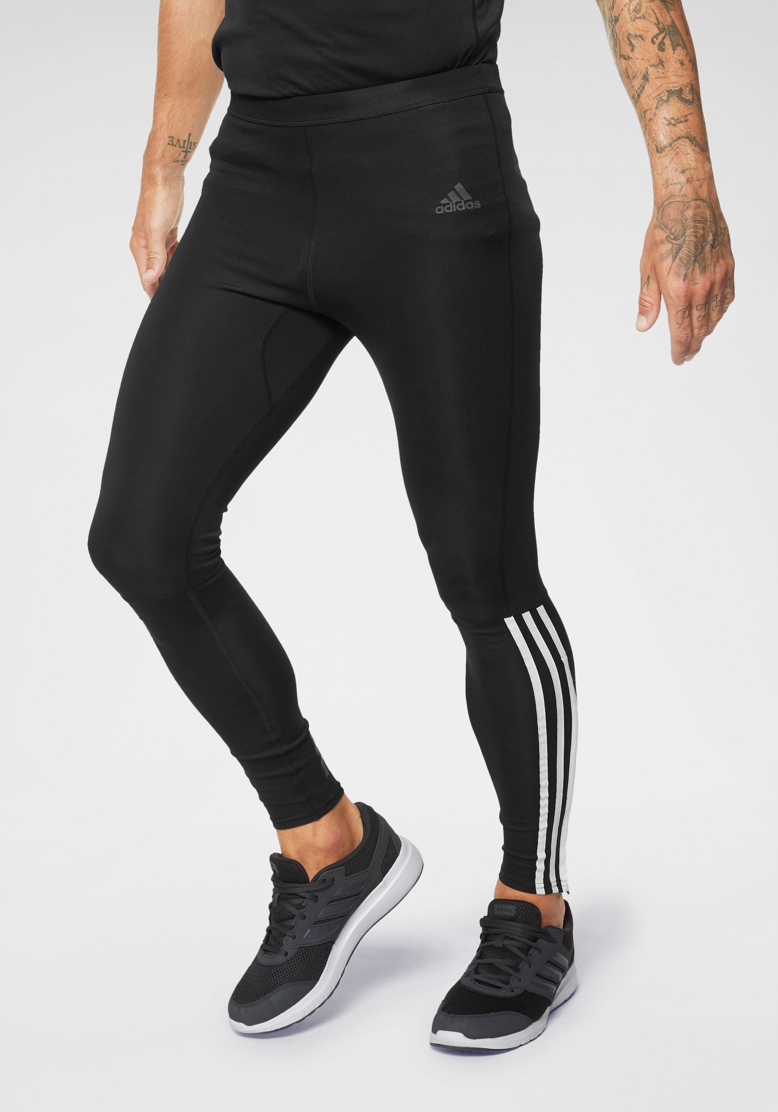 adidas Performance Lauftights »RUN 3 STRIPES TIGHT M« online adidas Climacool Training Core 34 Tight 34 Running Pants