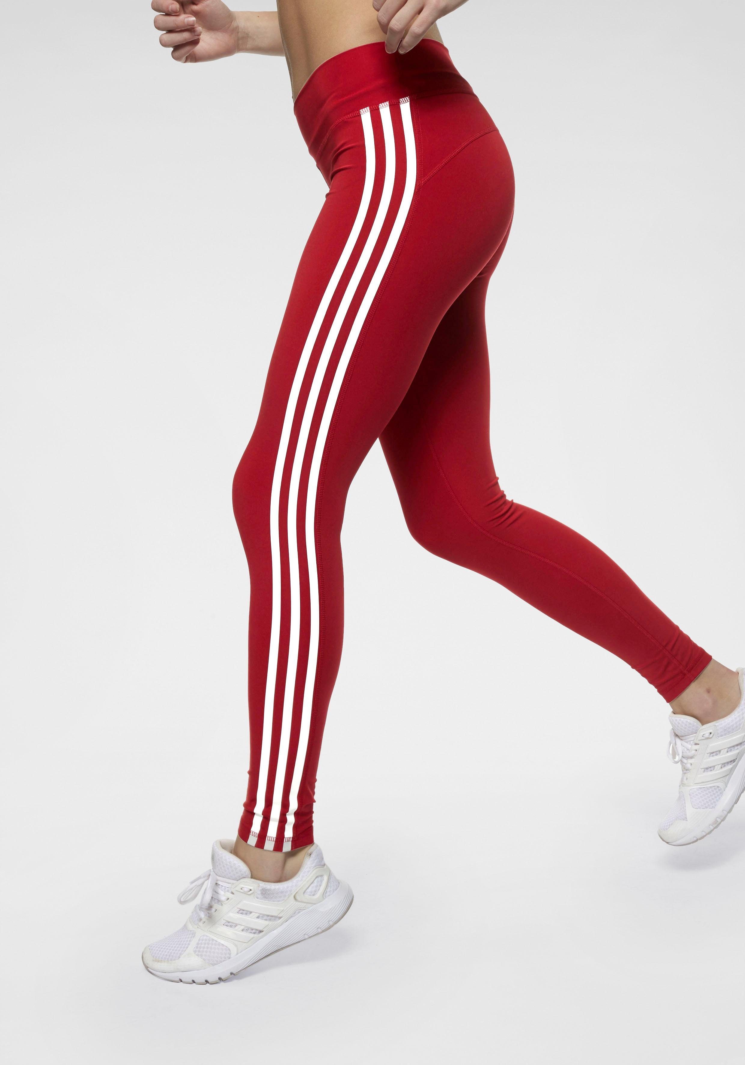 rote adidas leggings