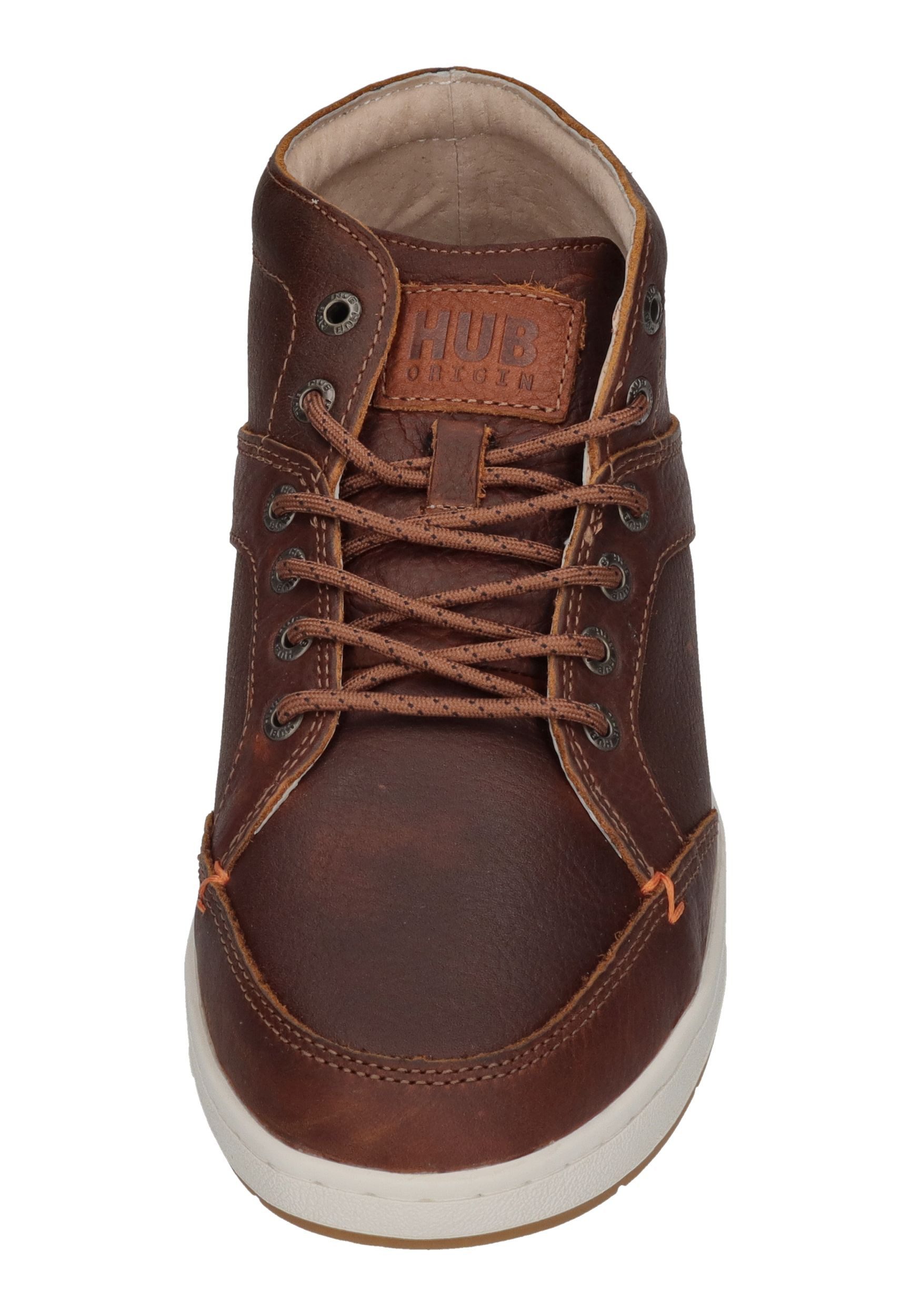 HUB Kingston Sneaker Brown Off White Dark Gum