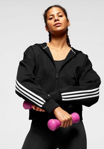 ADIDAS PERFORMANCE Кофта с капюшоном »W MH 3 STRIPE...