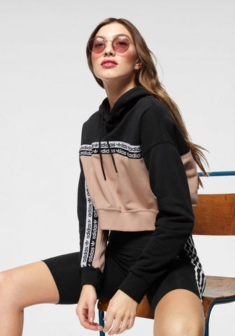 ADIDAS ORIGINALS Кофта с капюшоном »CROPPED блузо...