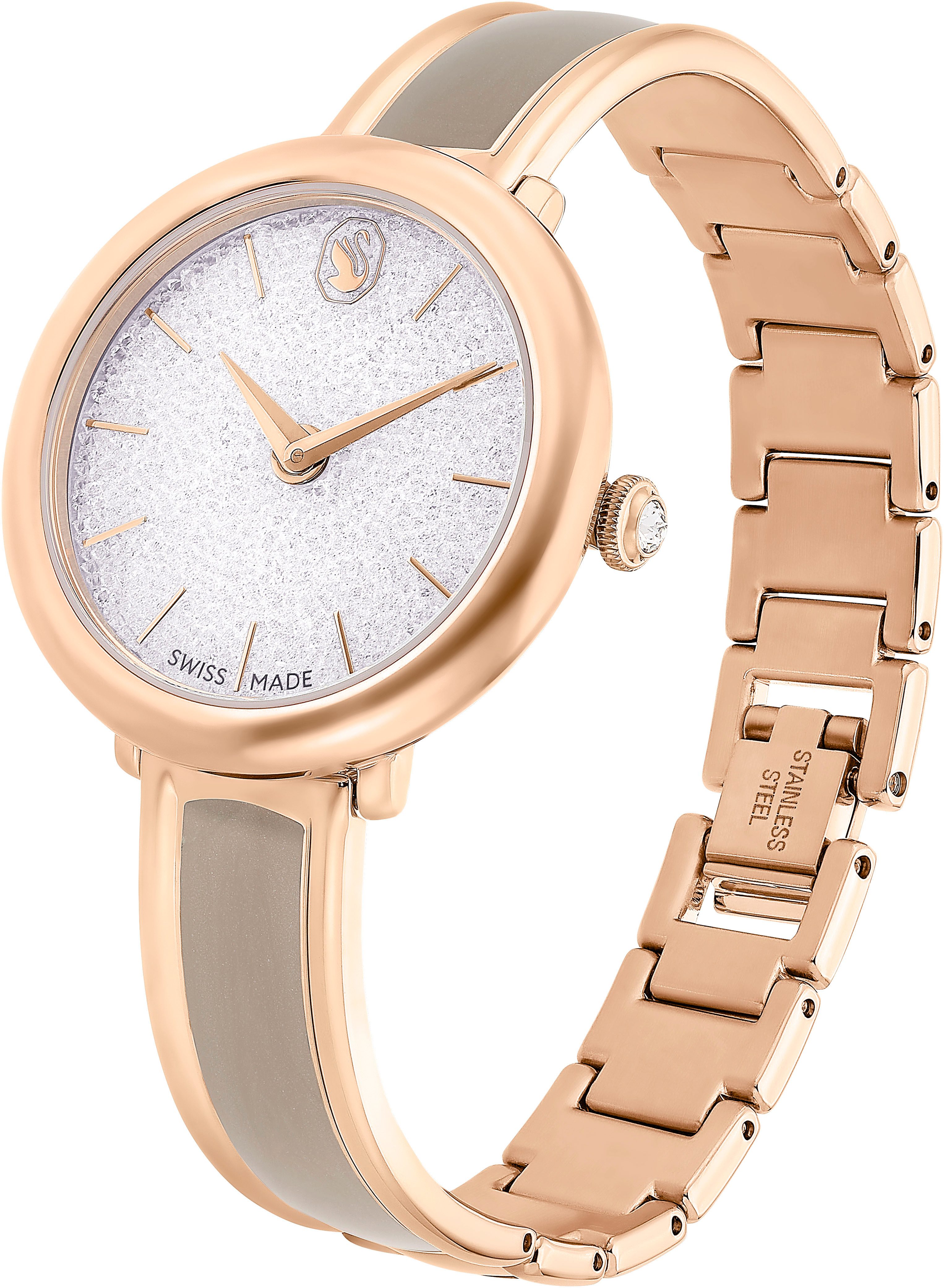 Swarovski Quarzuhr CRYSTALLINE 5709814, Armbanduhr, Damenuhr, Swiss Made, Edelstahlarmband, analog