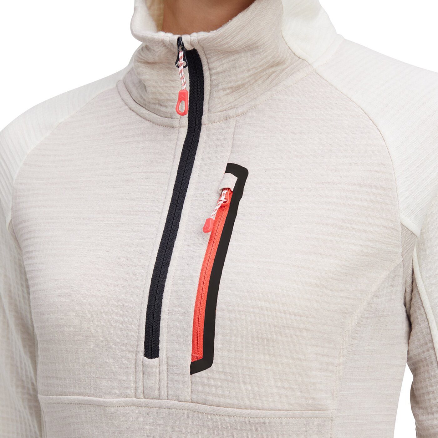 McKINLEY Fleecejacke Da.-Jacke Sekani II HZ W MÉLANG/WHITE