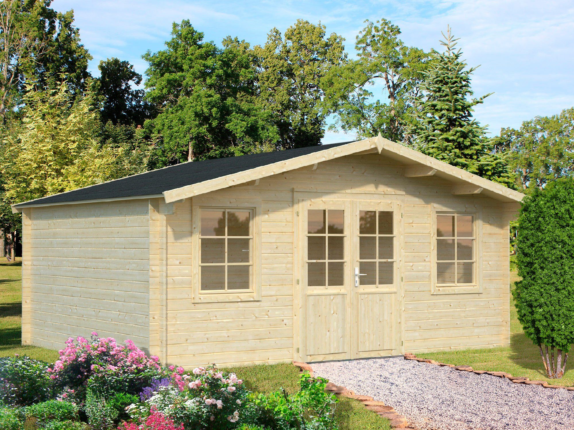 Palmako Gartenhaus Klara, BxT: 518x420 cm, ohne Dacheindeckung