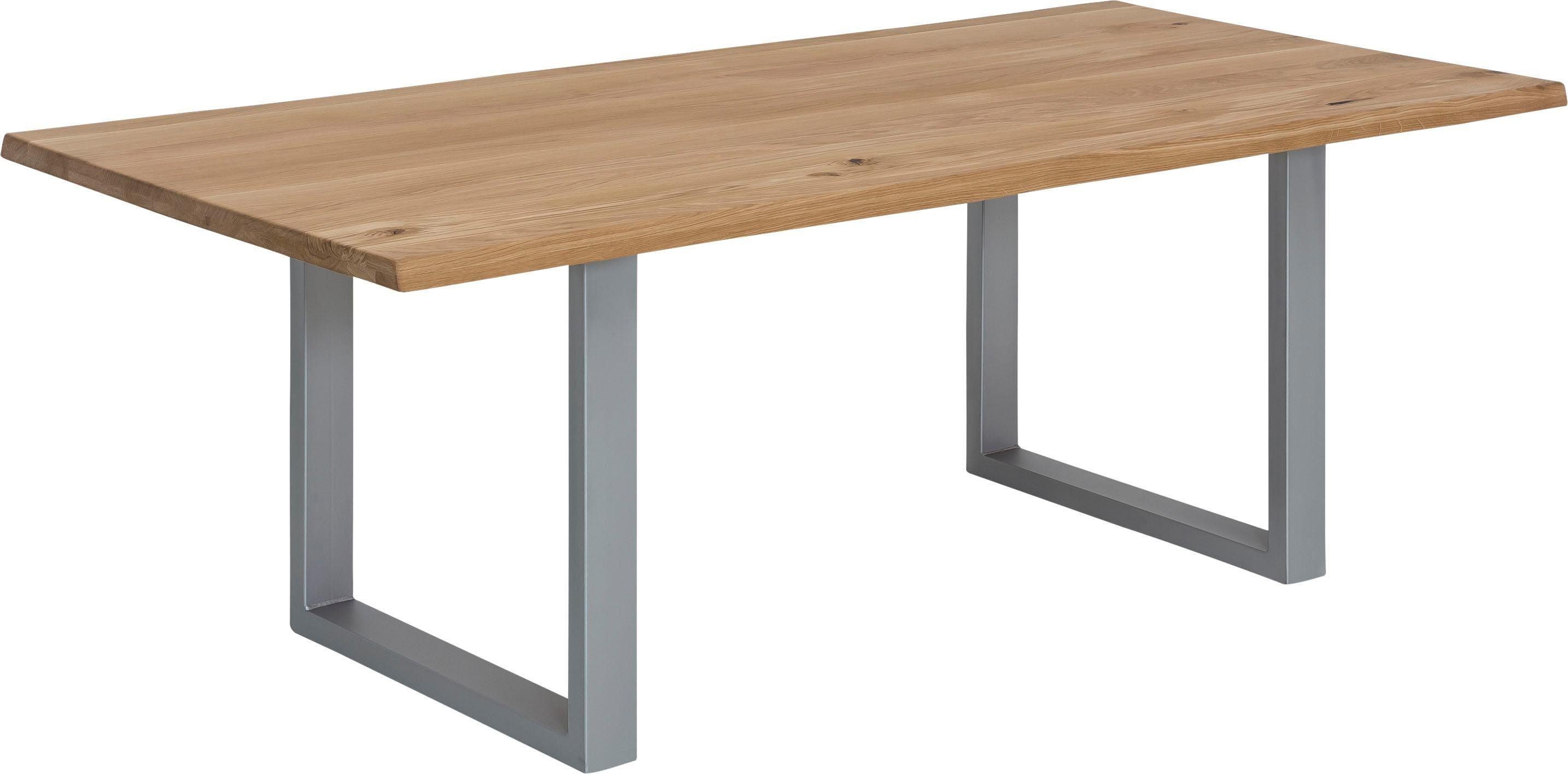 SIT Esstisch »Tops&Tables«, mit Tischplatte aus Wildeiche, mit Baumkante wie gewachsen, Shabby Chic, Vintage-Otto