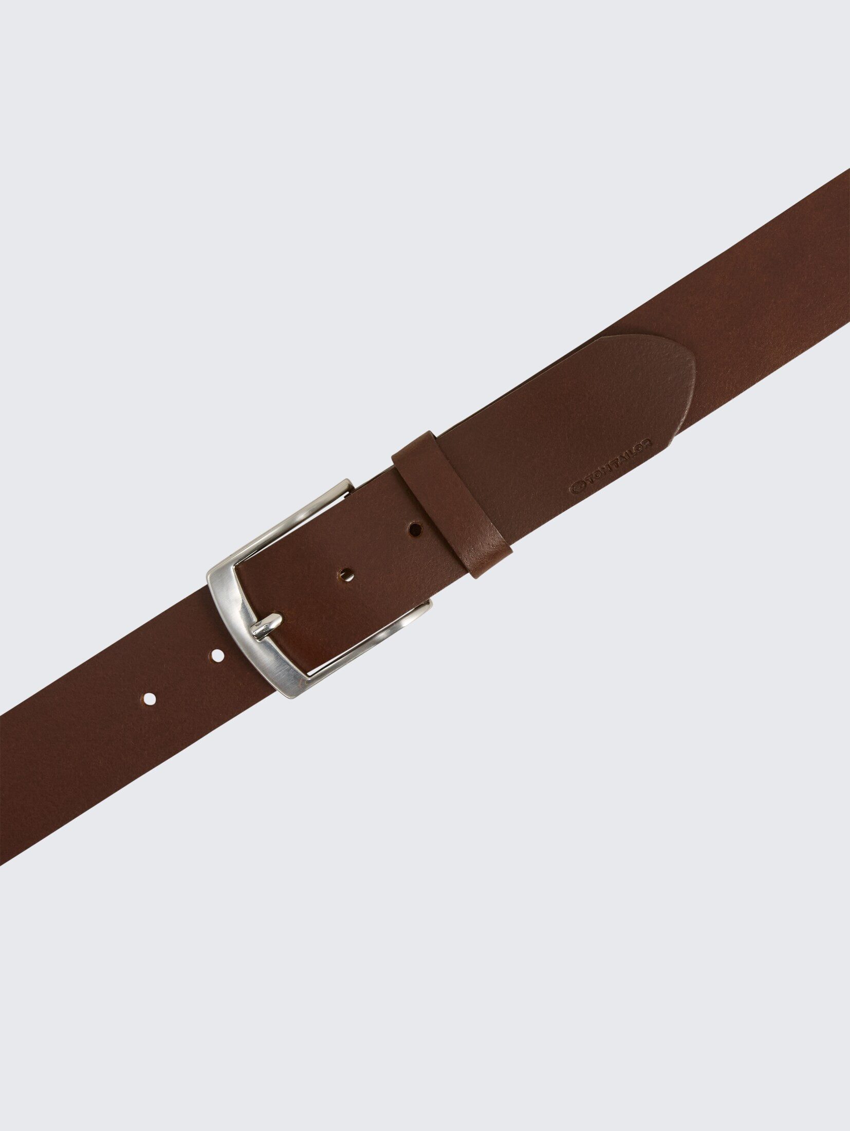 TOM TAILOR Ledergürtel Belts TTANDREW Ledergürtel mit eckiger Dornschließe