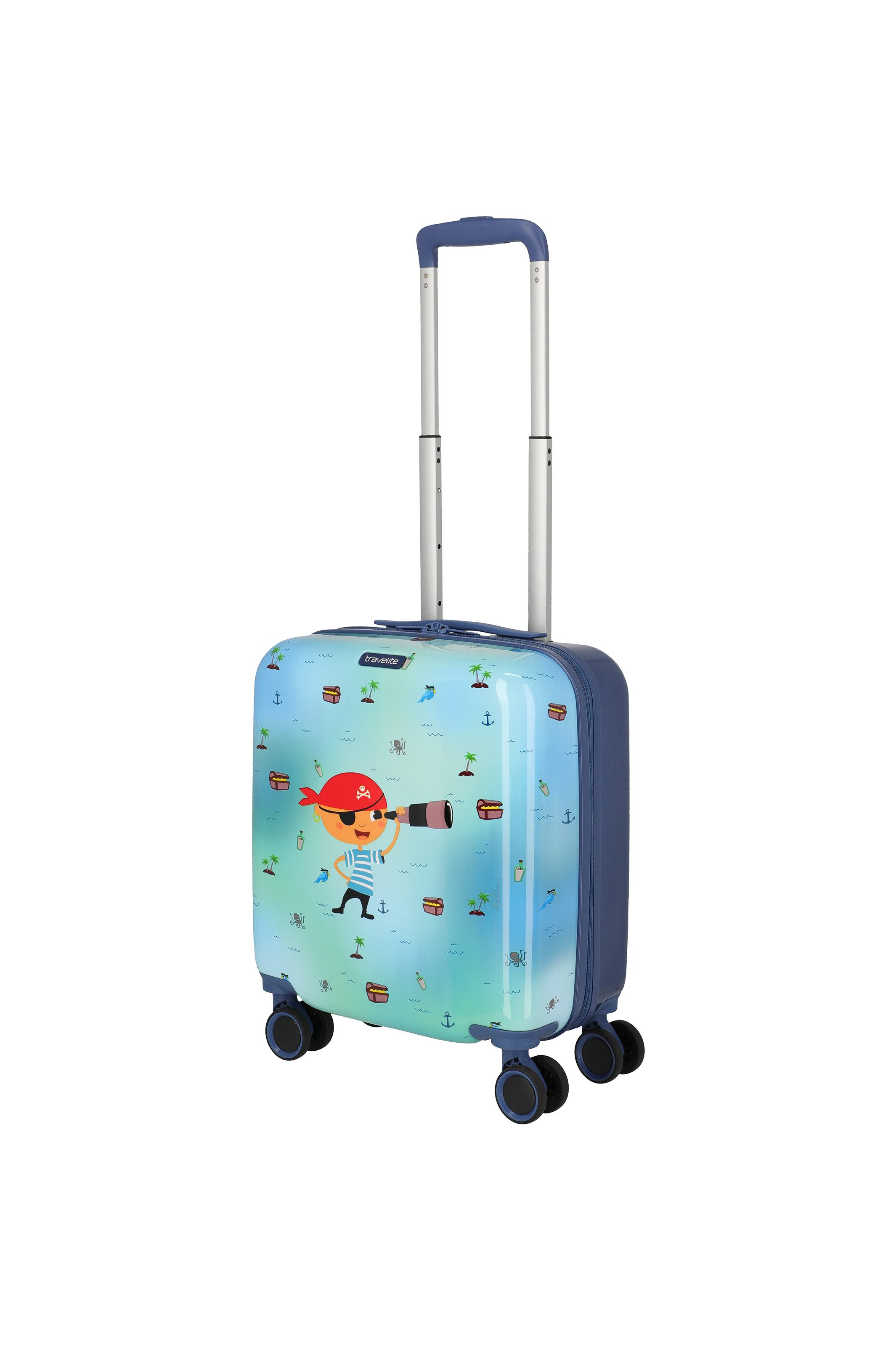 travelite Kinderkoffer MINIMOVER Einhorn Hartschale, 4 Rollen, mit 4 Doppelrollen und robuster Hartschale – leicht und kindgerecht