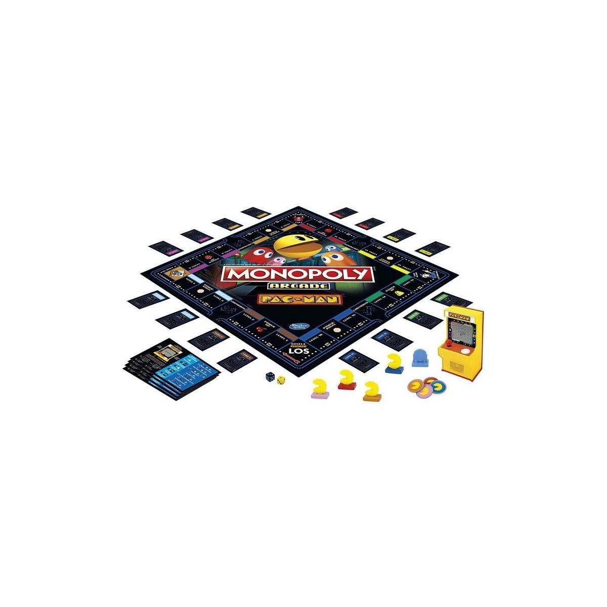 Hasbro Spiel, Familienspiel HASD1016 - Monopoly Arcade Pac-Man, Brettspiel,  für 2-4...