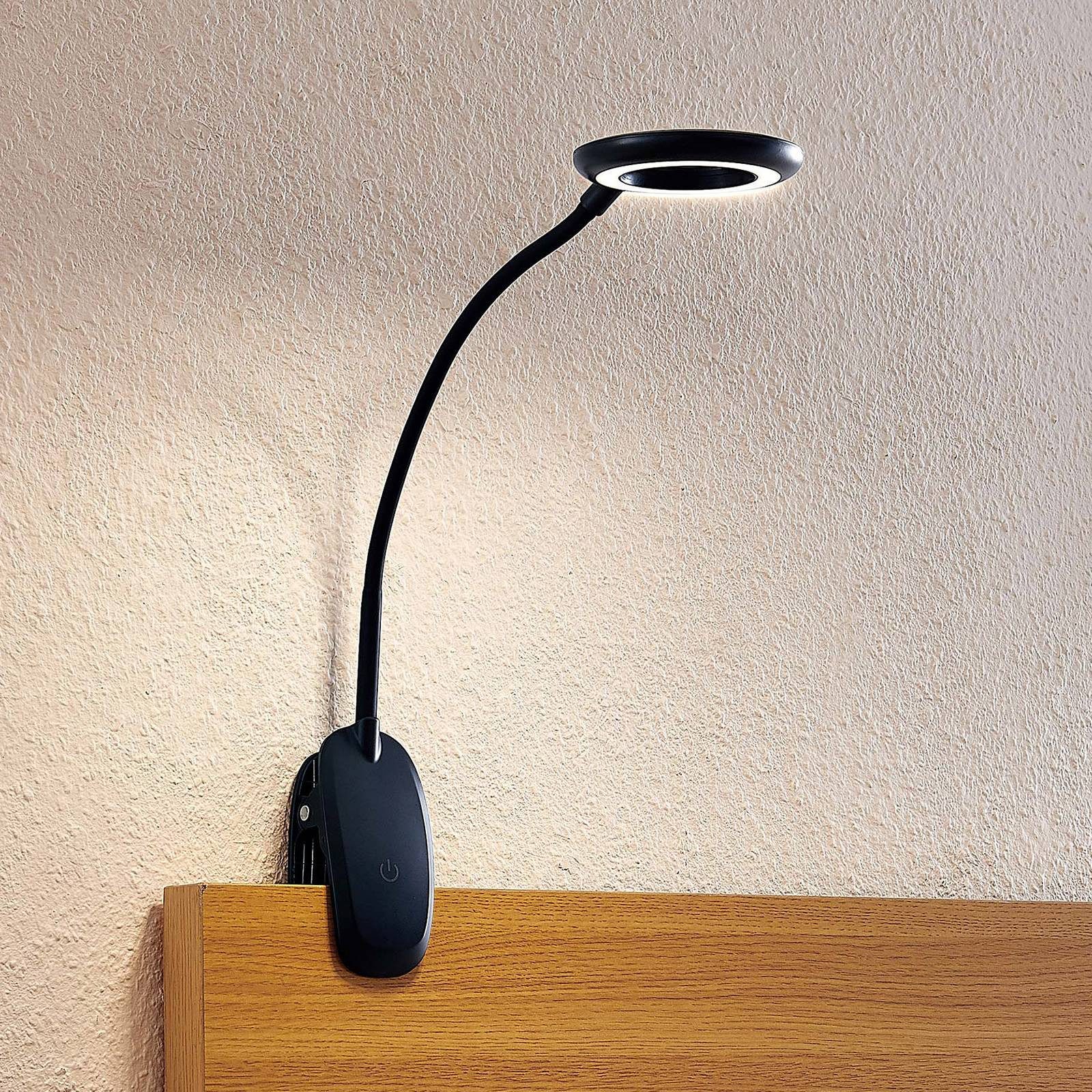 Prios Klemmleuchte Harumi, Enthalten, 1 x 4 W LED, universalweiß