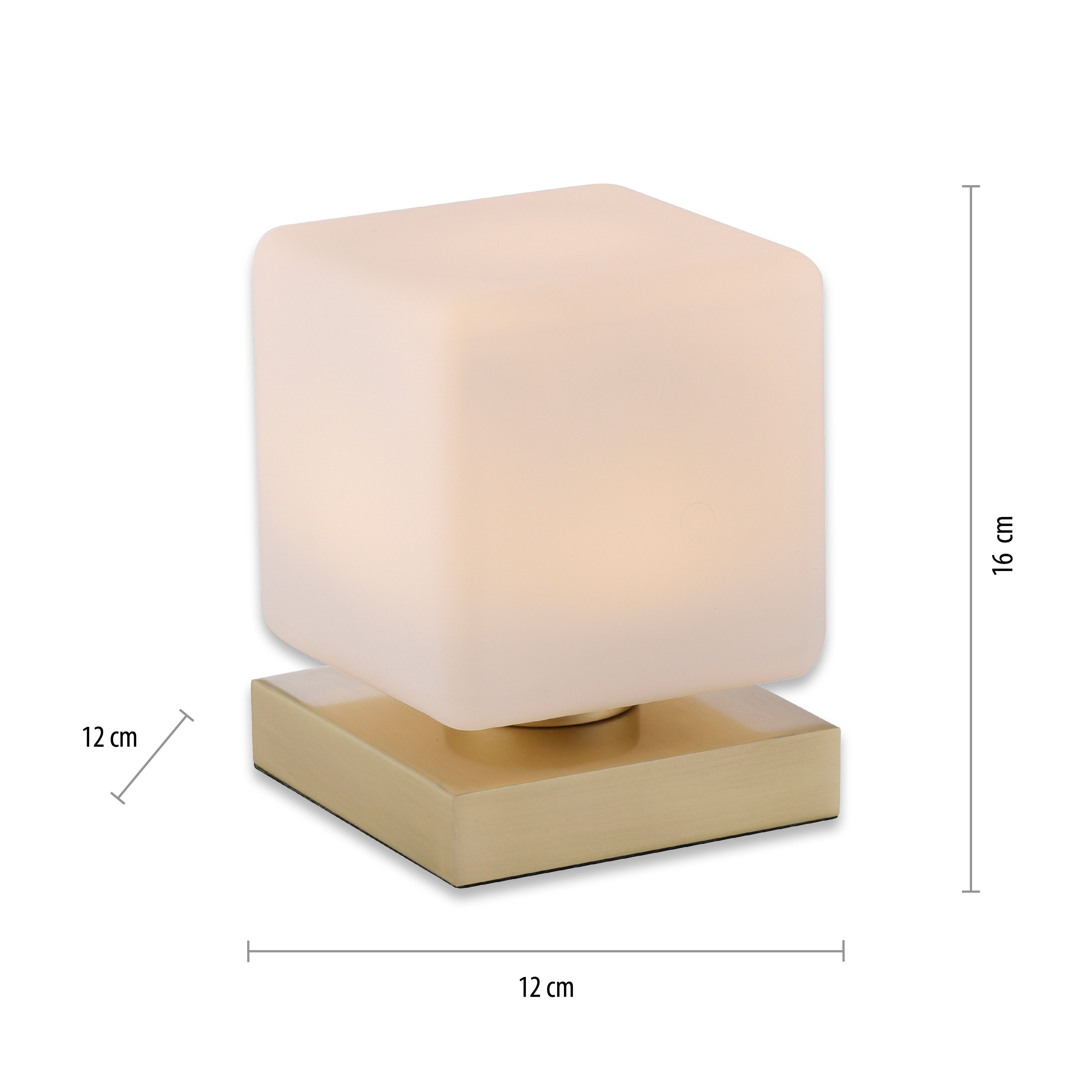 LED, integriert, Tischleuchte dimmbar Warmweiß, fest Neuhaus DADOA, Touchdimmer LED über Paul