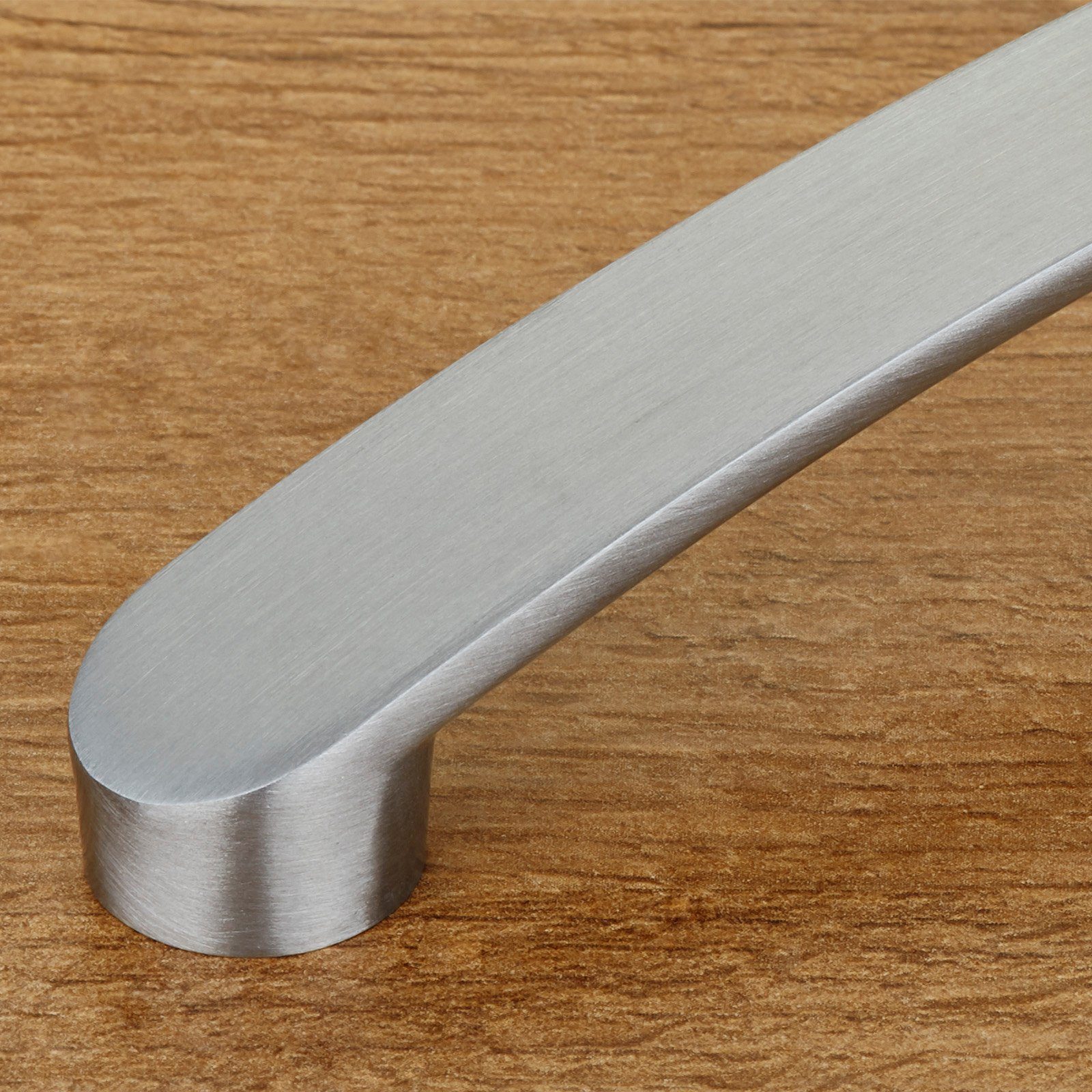 SO-TECH® Möbelgriff SW111 BA 160 mm verschiedene Oberflächen - incl. Schrauben, Lochabstand 160 mm Edelstahloptik - inkl. Schrauben