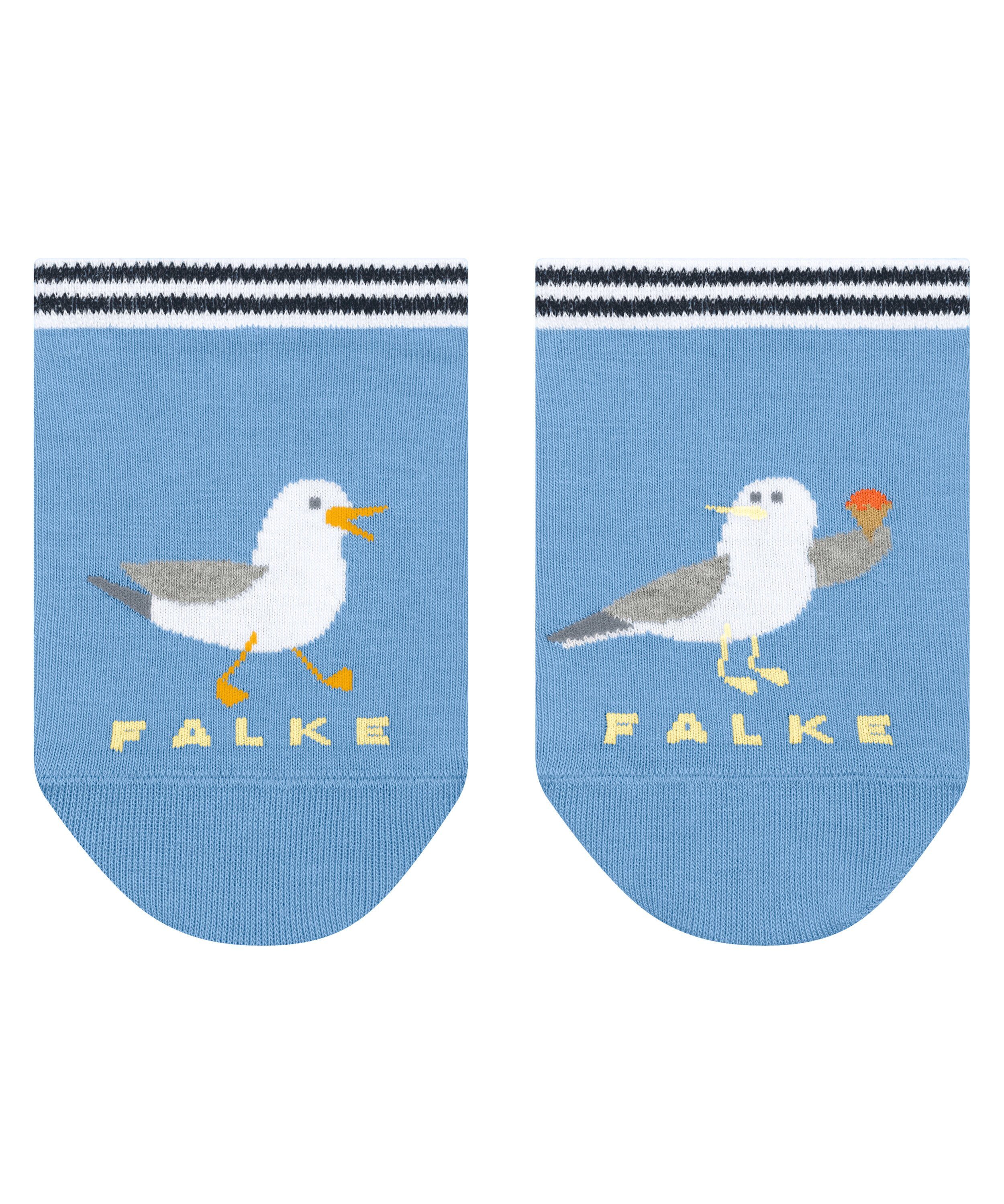 (6033) Sneakersocken FALKE Baumwolle Icecream Seagull skyblue (1-Paar) aus hautschmeichelnder