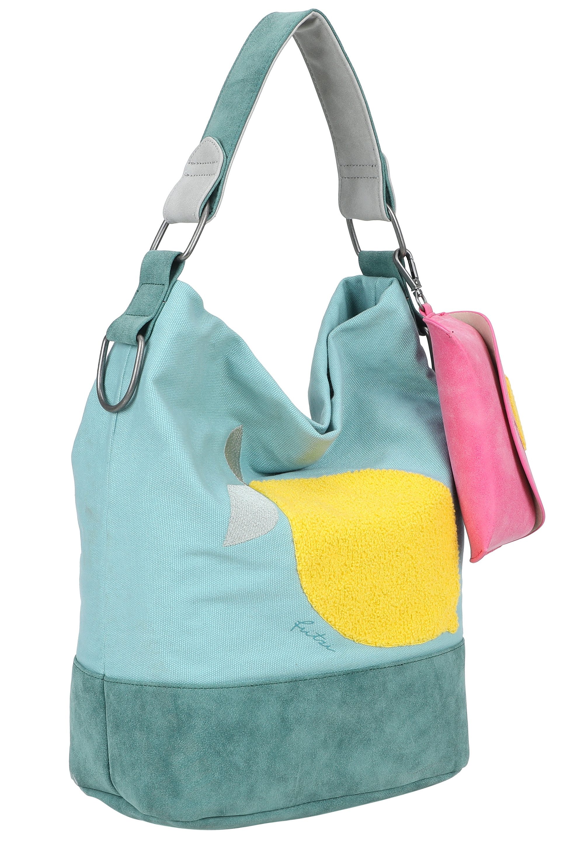 Fritzi aus Preußen Henkeltasche Izzy07 Limited Squeezy Lemon, im sommerlichen Design