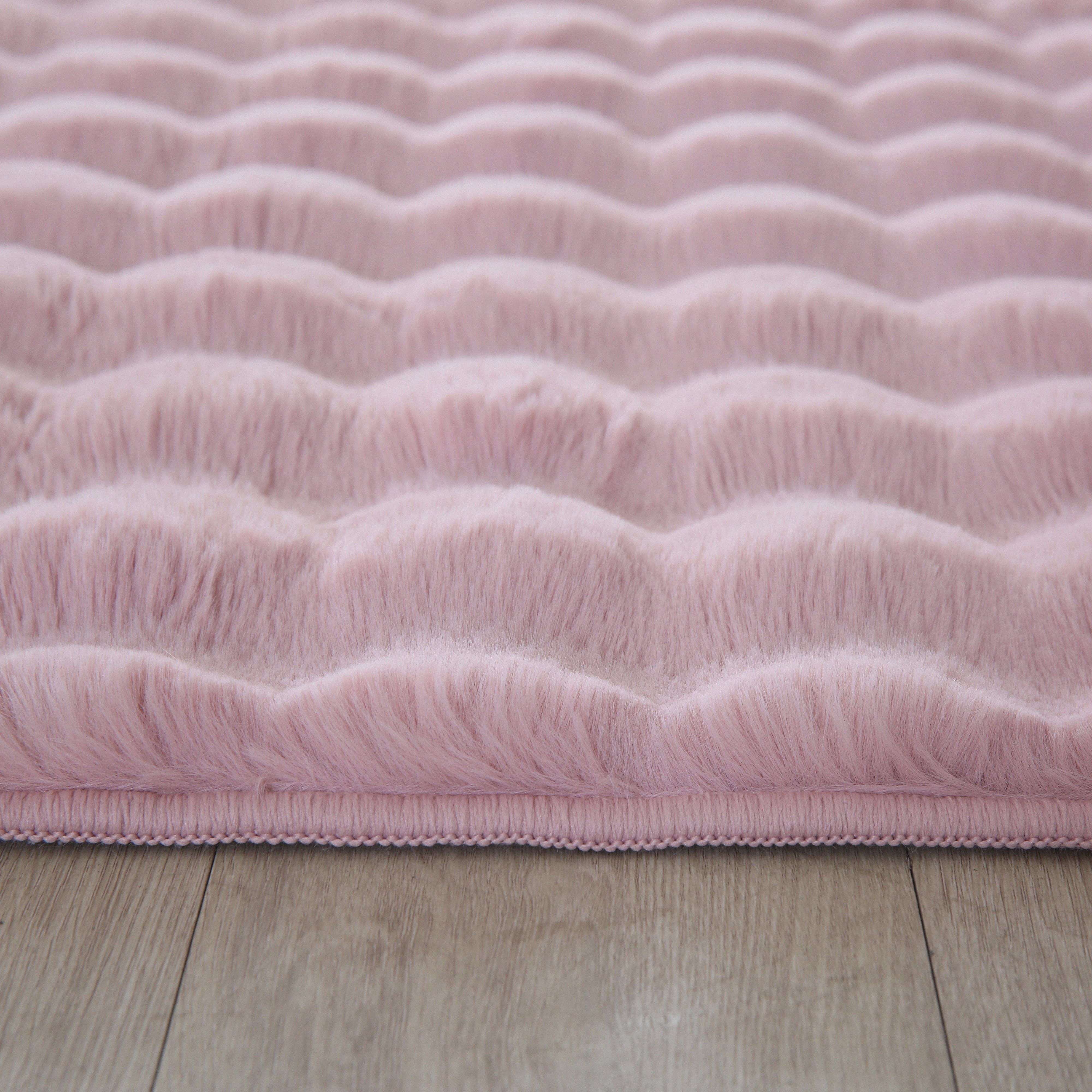 Ayyildiz Teppiche Hochflor-Teppich AMBIANCE 5110, rechteckig, Höhe: 25 mm, Läufer / Besonders weich / Dicker Flor / Pflegeleicht