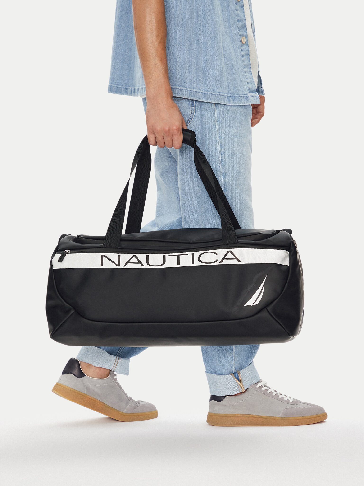 NAUTICA Handtasche Nautica Herren-Wochenendtasche Schwarz C-NTC-M-001-08