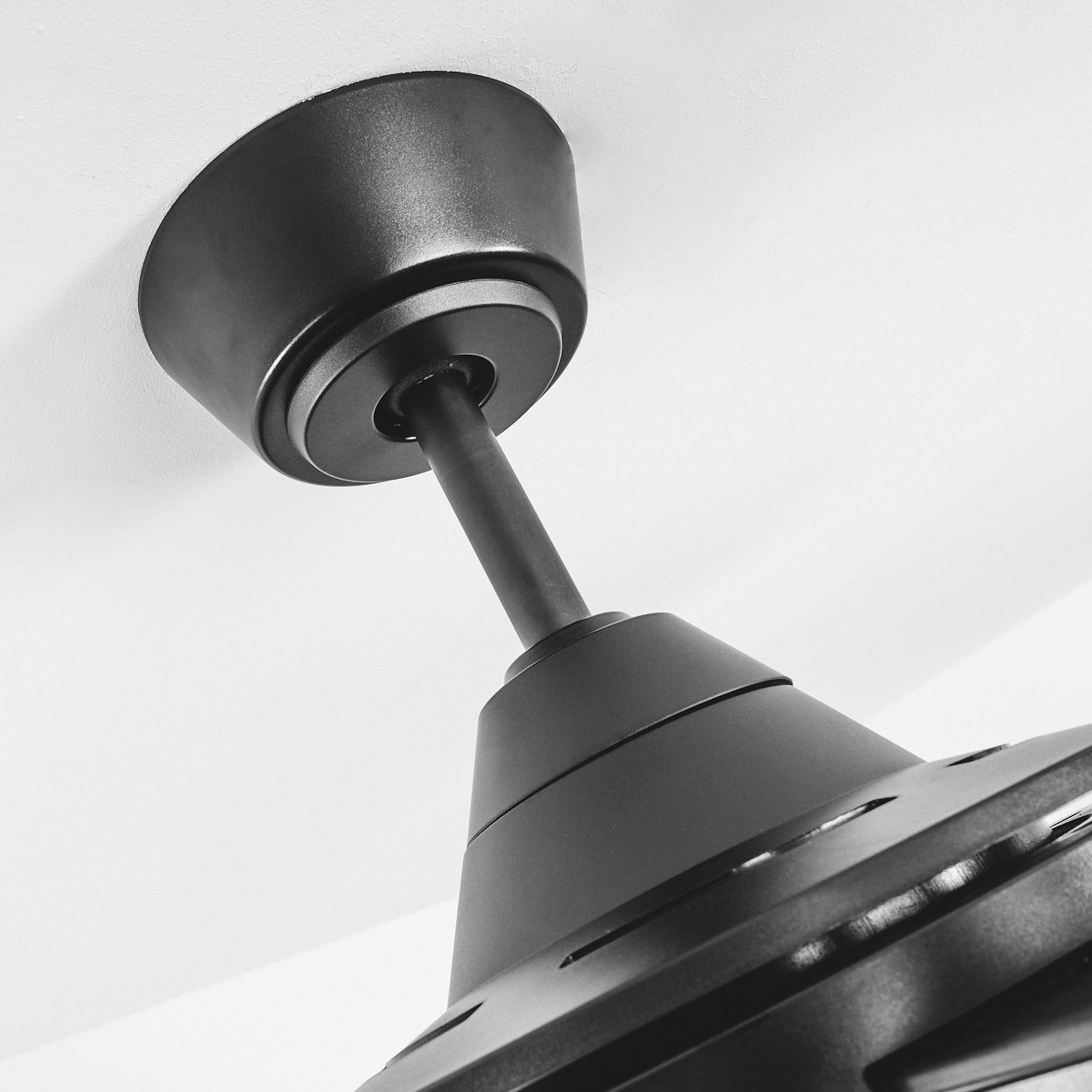 Deckenlampe,Ventilator, Tischturmventilator »Guardiella« hofstein Metall/Kunststoff, Schwarz/Weiß