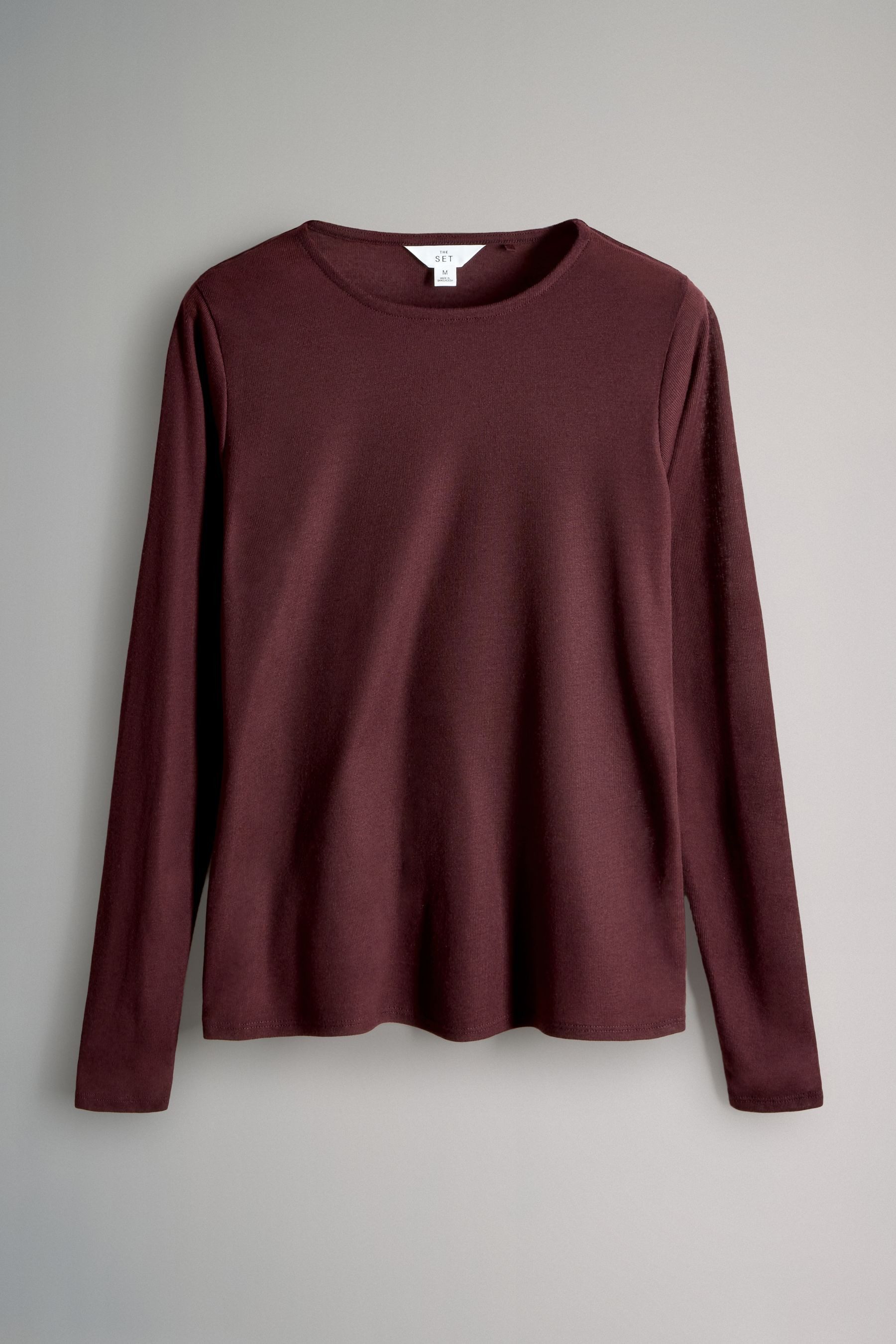 The Set Langarmshirt The Set Transparente günstig online kaufen