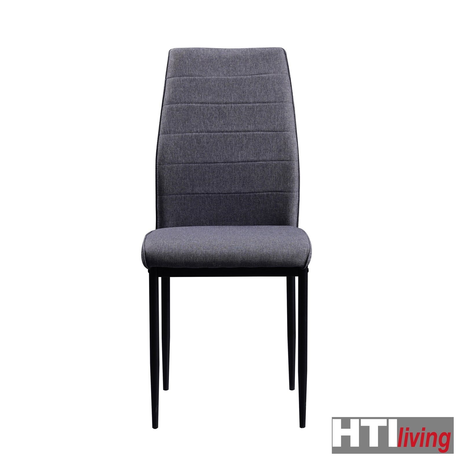 HTI-Living Esszimmerstuhl Stuhl Madison Webstoff Grau günstig online kaufen
