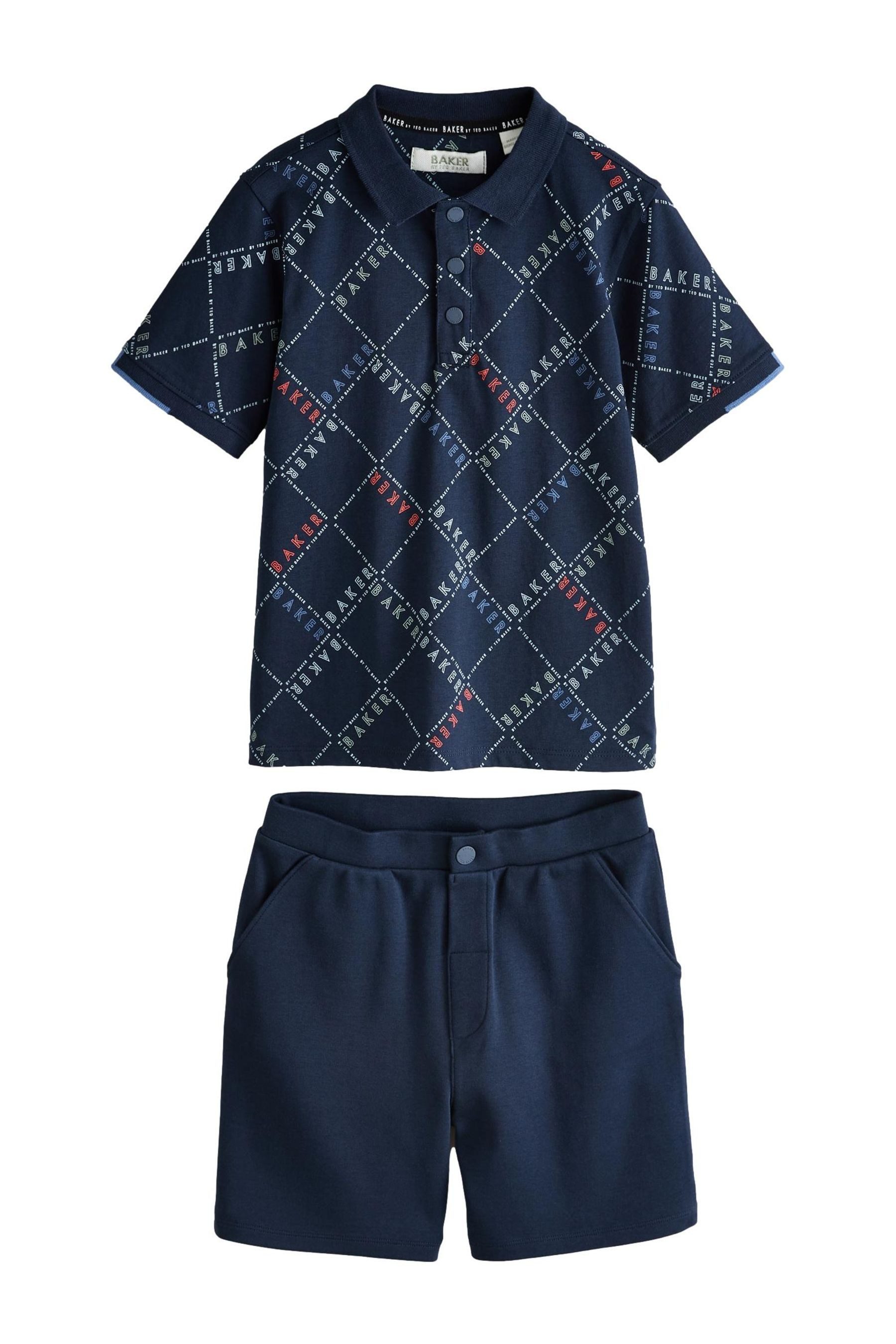 Shirt & Shorts Baker by Ted Baker Poloshirt und Shorts im Set