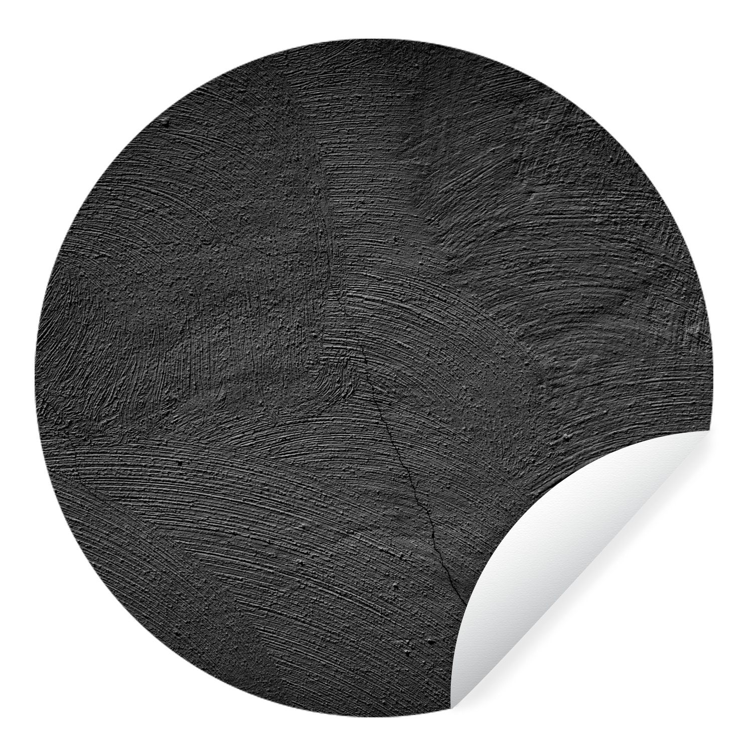 MuchoWow Wandsticker Beton - Schwarz - günstig online kaufen