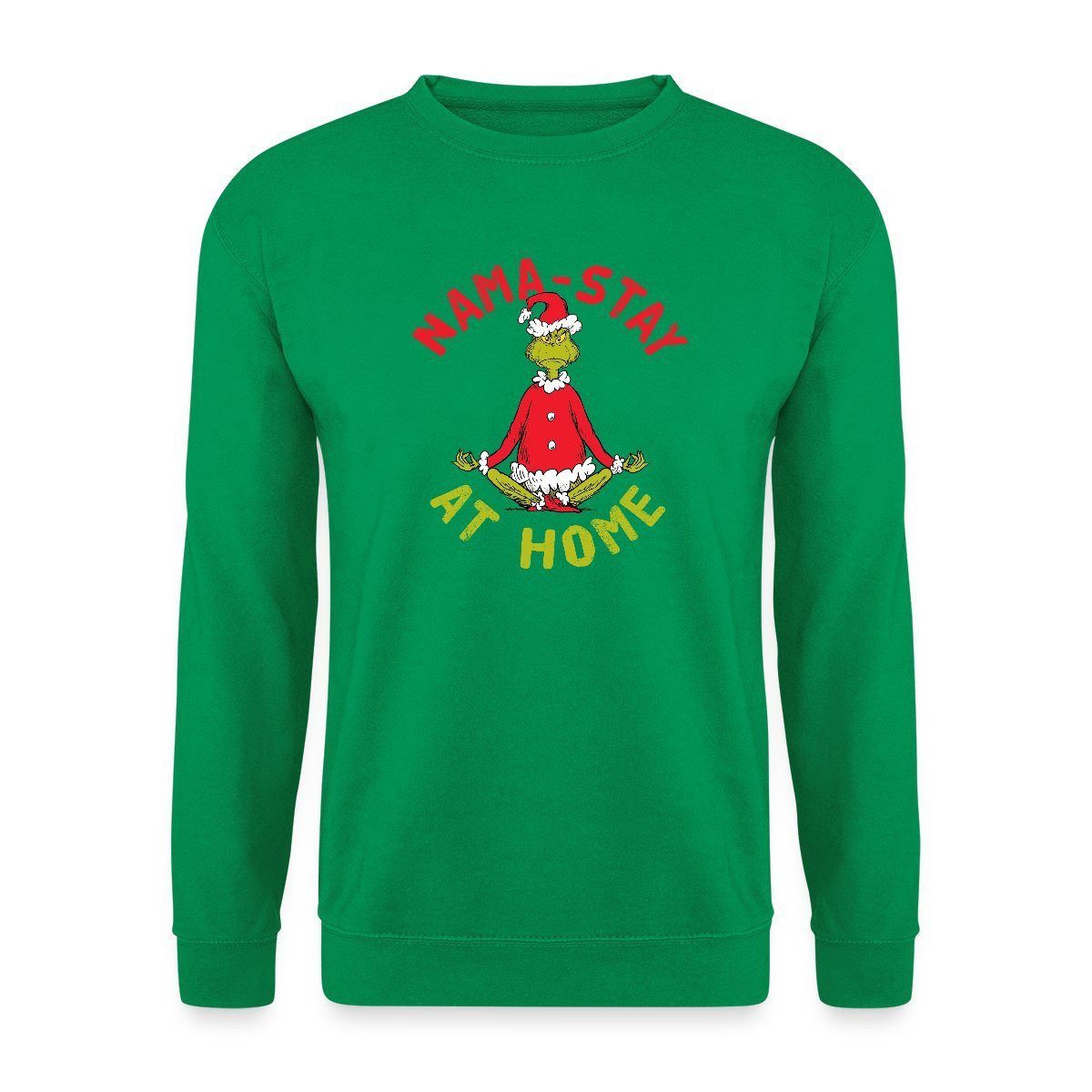 Sweatshirt Der Grinch Meditation Nama-Stay At Home Unisex Pullover