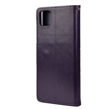 König Design Handyhülle Samsung Galaxy A22 5G, Schutzhülle Schutztasche Case Cover Etuis Wallet Klapptasche Bookstyle