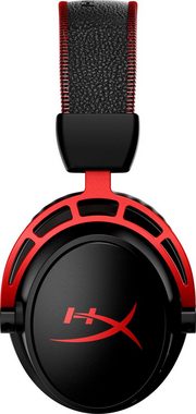 HyperX Cloud Alpha Wireless Gaming-Headset (LED Ladestandsanzeige, Mikrofon abnehmbar, Rauschunterdrückung)