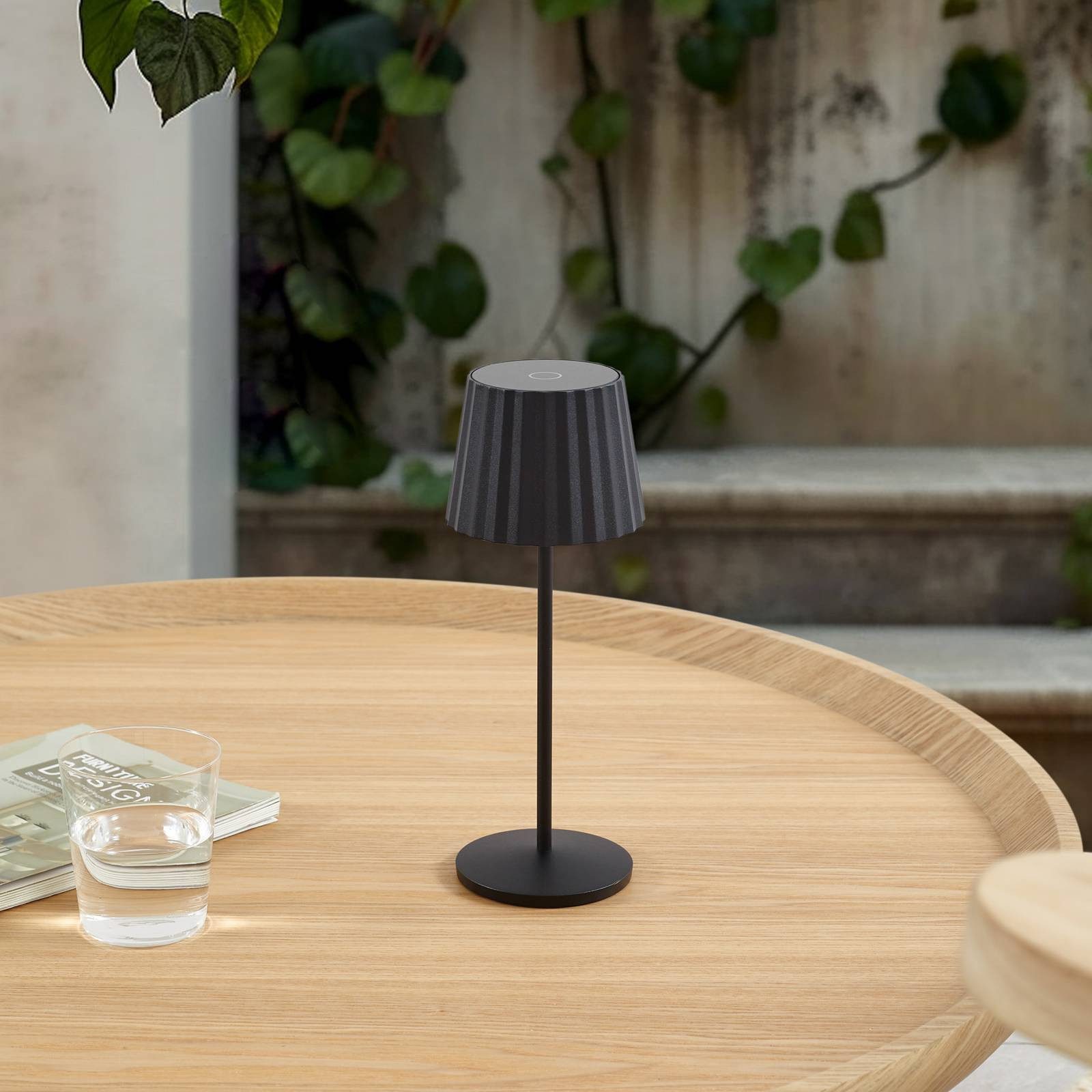 Lindby Außen-Tischleuchte Esali, Enthalten, 1 x 2,2 W LED, warmweiß