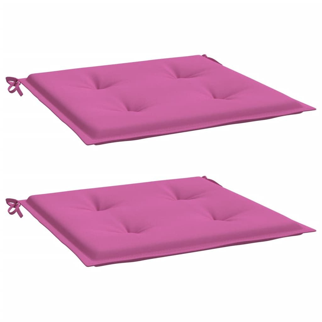 vidaXL Sitzauflage Gartenstuhl-Kissen 2 Stk. Rosa günstig online kaufen