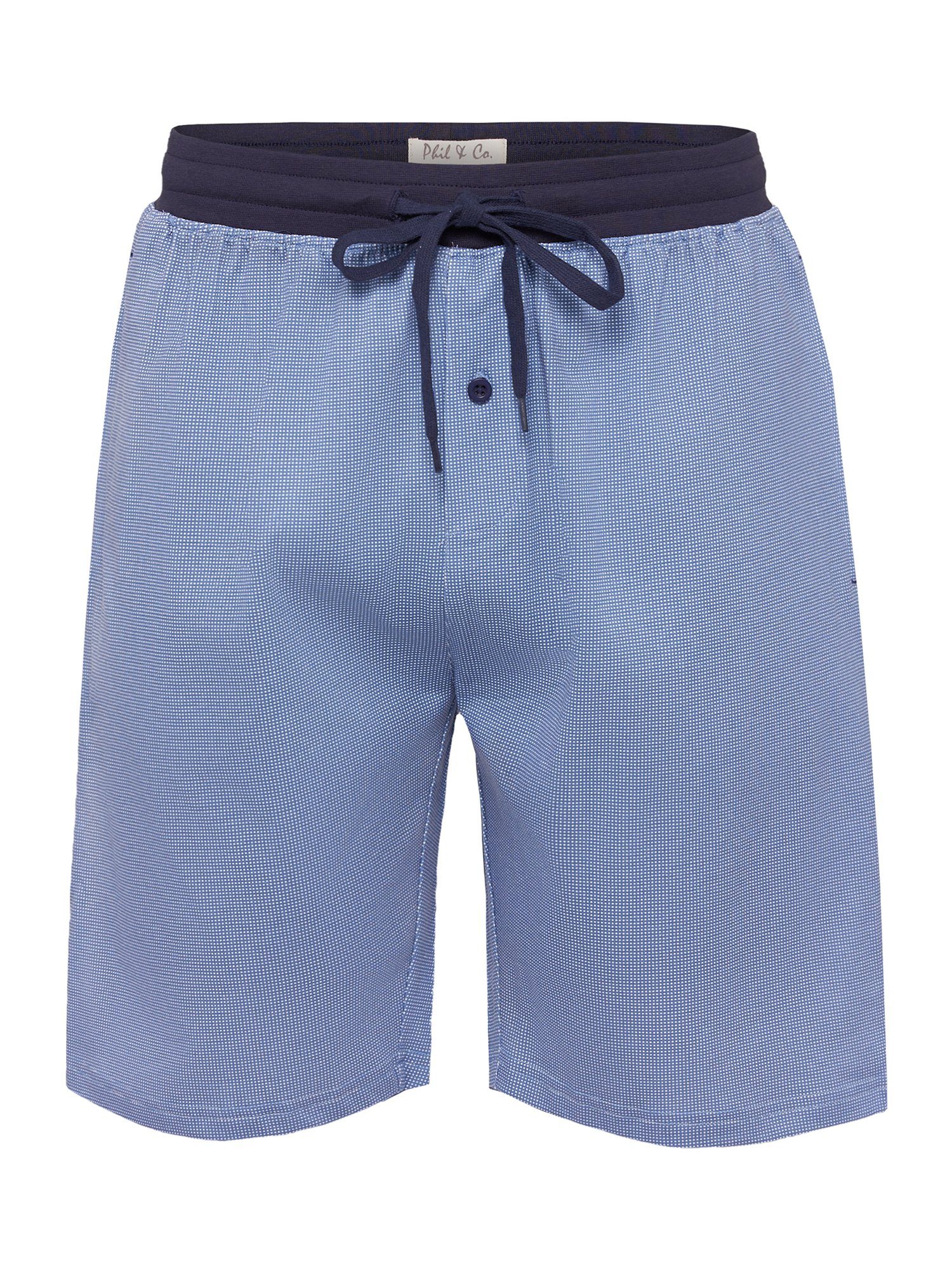 Phil & Co. Pyjama (1 blau tlg) Shorty