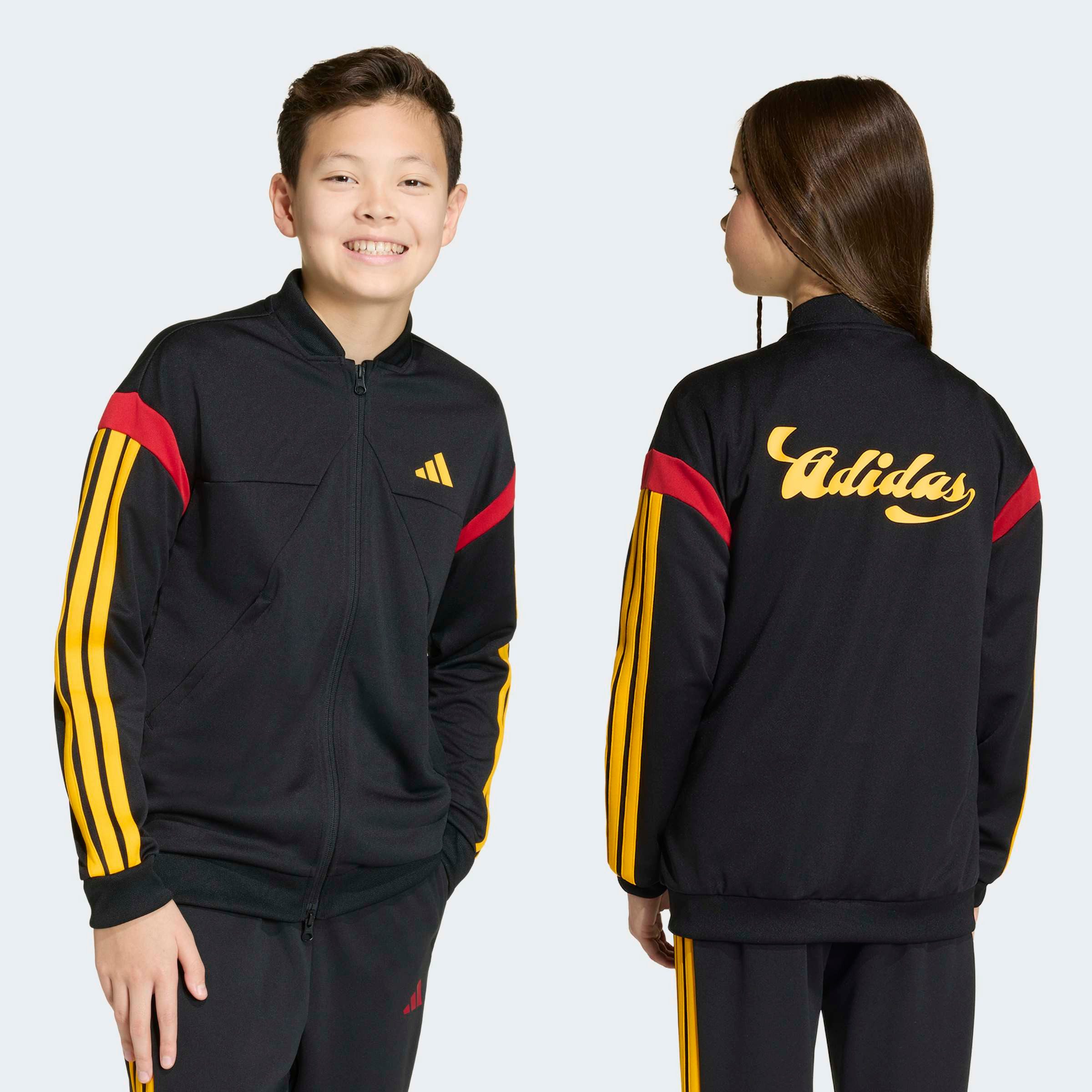adidas Sportswear Trainingsjacke J HOT für Kinder, mit Reißverschluss, aus Polyester