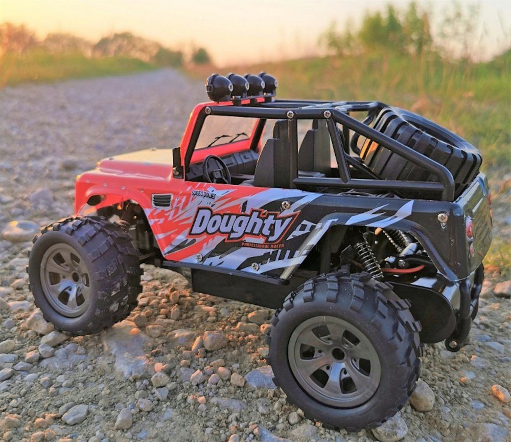 BruKa RC-Truck RC Monster Truck X-BUSTER 2,4 Ghz. Ferngesteuertes Auto Monster Truck