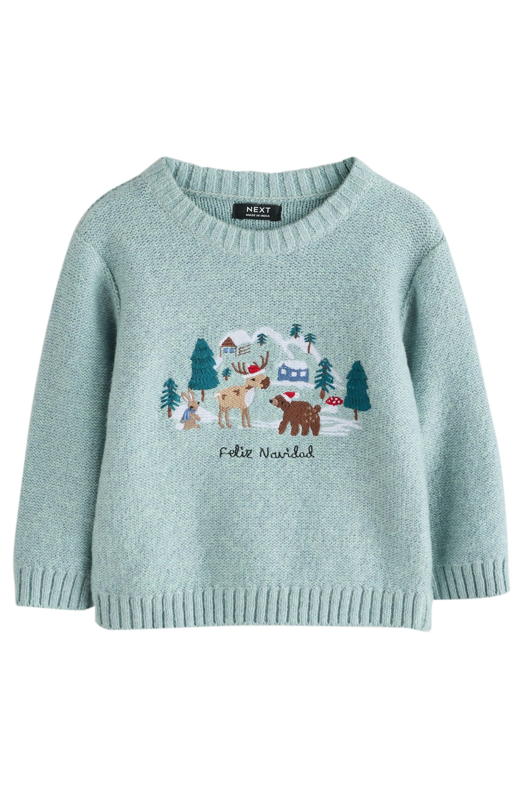Next Weihnachtspullover Weihnachtlicher Strickpullover (1-tlg)