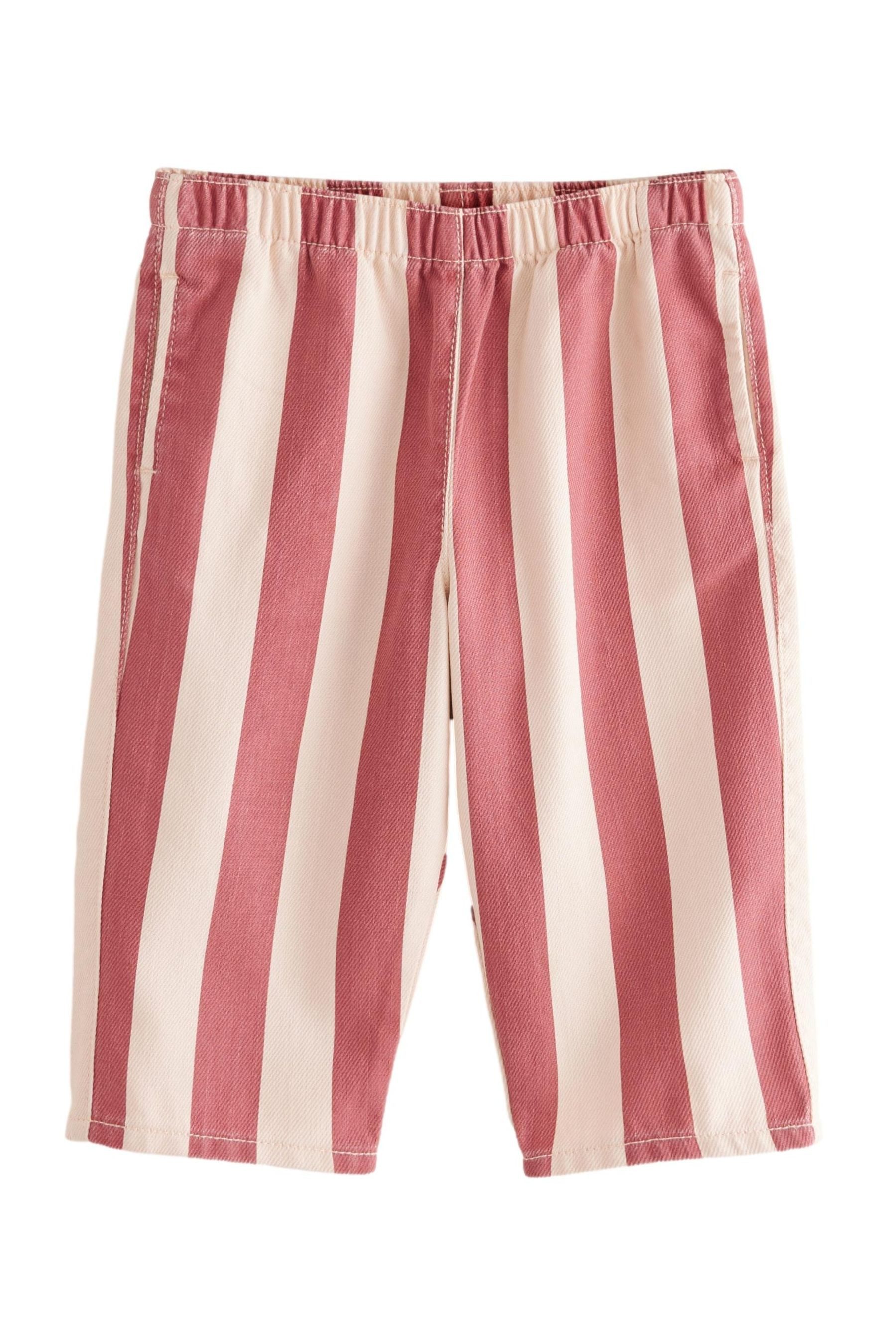 Schlupfhose Hose mit Streifen aus 100 % Baumwolle