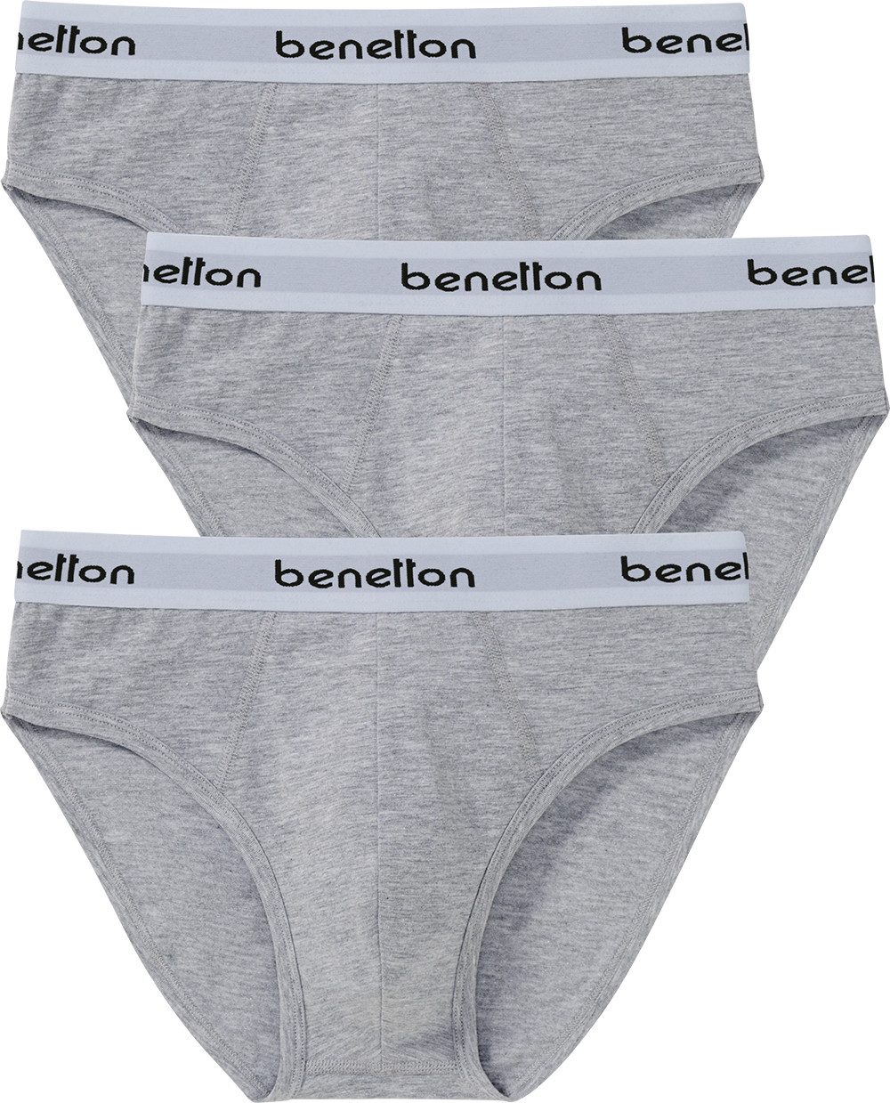 United Colors of Benetton Slip (Set, 3er-Pack) Weich, langlebig und formstabil