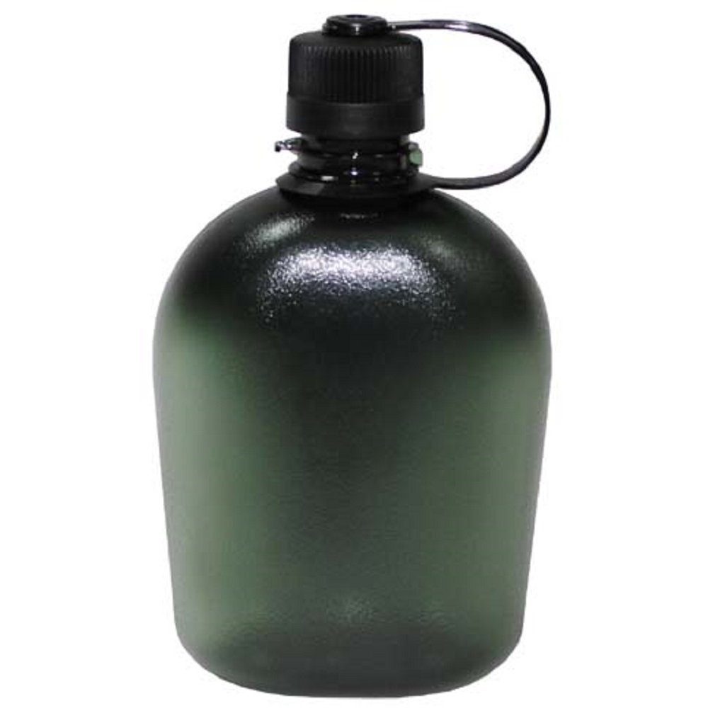 MFH Feldflasche US Feldflasche, GEN II, oliv/transparent, 1 l, BPA-frei