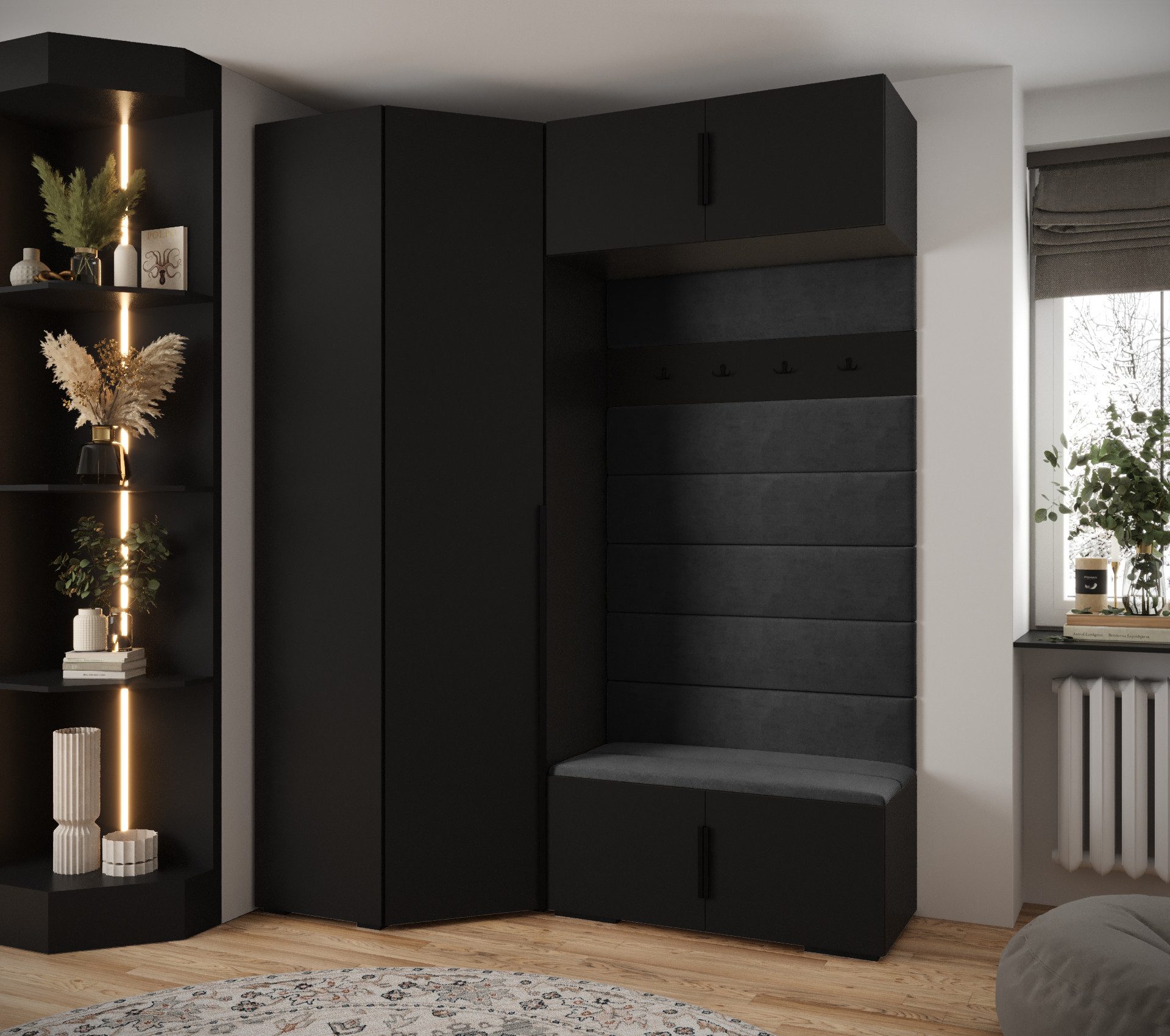 ABIKS MÖBEL Kompaktgarderobe INOVA 1 SATZ günstig online kaufen