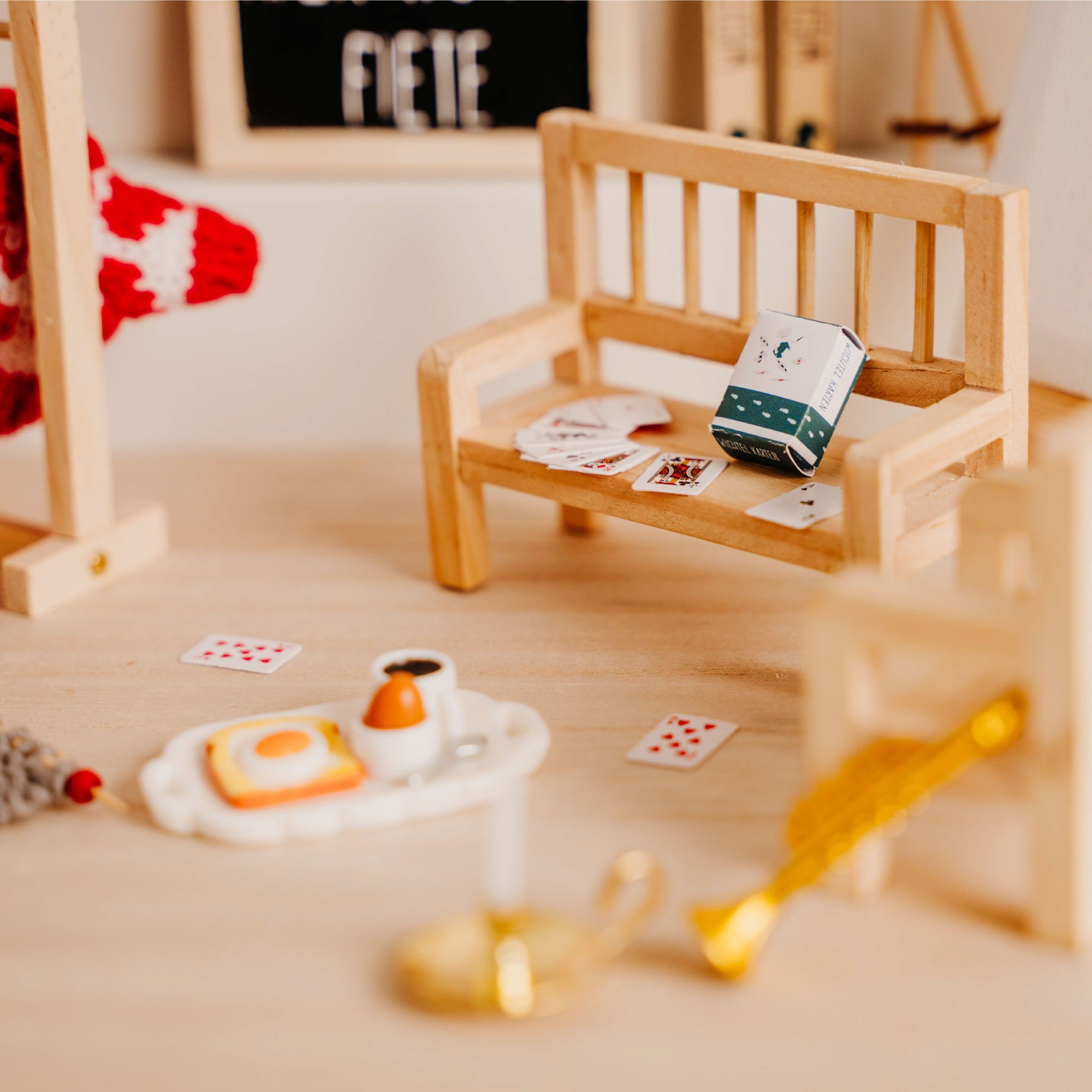 24 Tage Wichtelzauber Adventskalender Wichtel Zubehör: 32tlg. Wichtel Set mit Wichtelbriefen & Handbuch