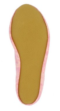 Beck Miez rosa mit süßem Katzen Patch Gymnastikschuh