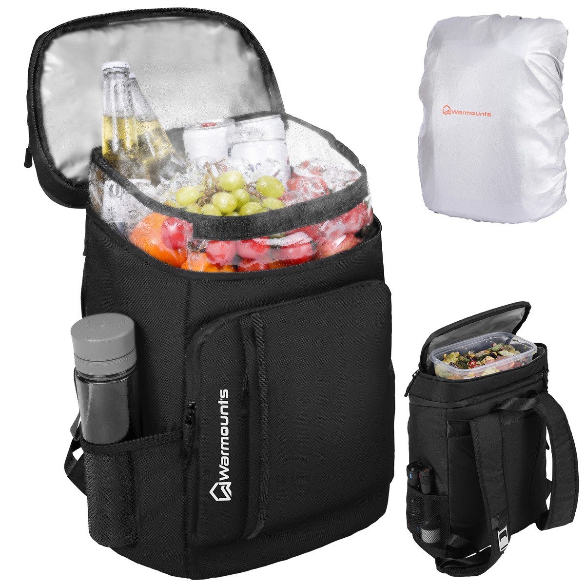 Kühltasche 27 Liter Picknicktasche Camping Kühltasche Isoliertasche Rucksack