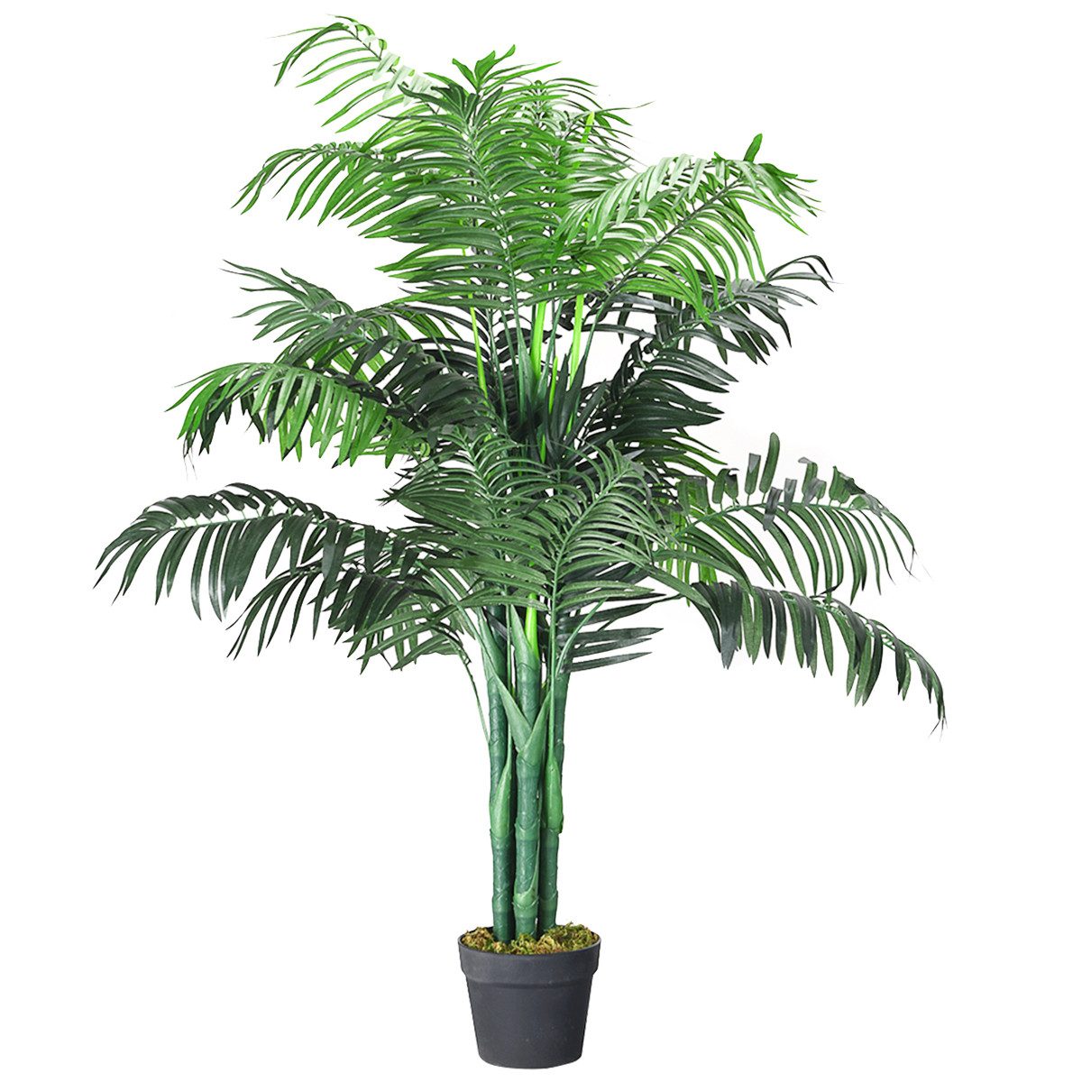 Kunstpflanze Kunstbaum Zimmerpflanze mit Blumentopf