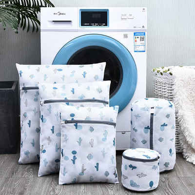 SOTOR Wäschesack 5 Stück Wäschenetz für Waschmaschine, für Waschmaschine und Trockner, Wäschesack wäschebeutel mit Reißverschluss