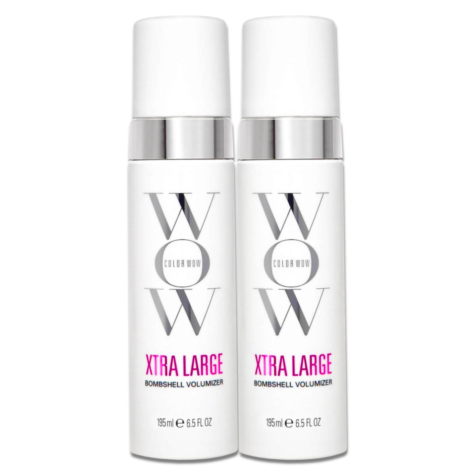 COLOR WOW Haarschaum Xtra Large Bombshell Volumizer Haar Schaumfestiger Haarstyling, 2-tlg., Haarpflege, Haarschaum, Haarfestiger, Haarstyling