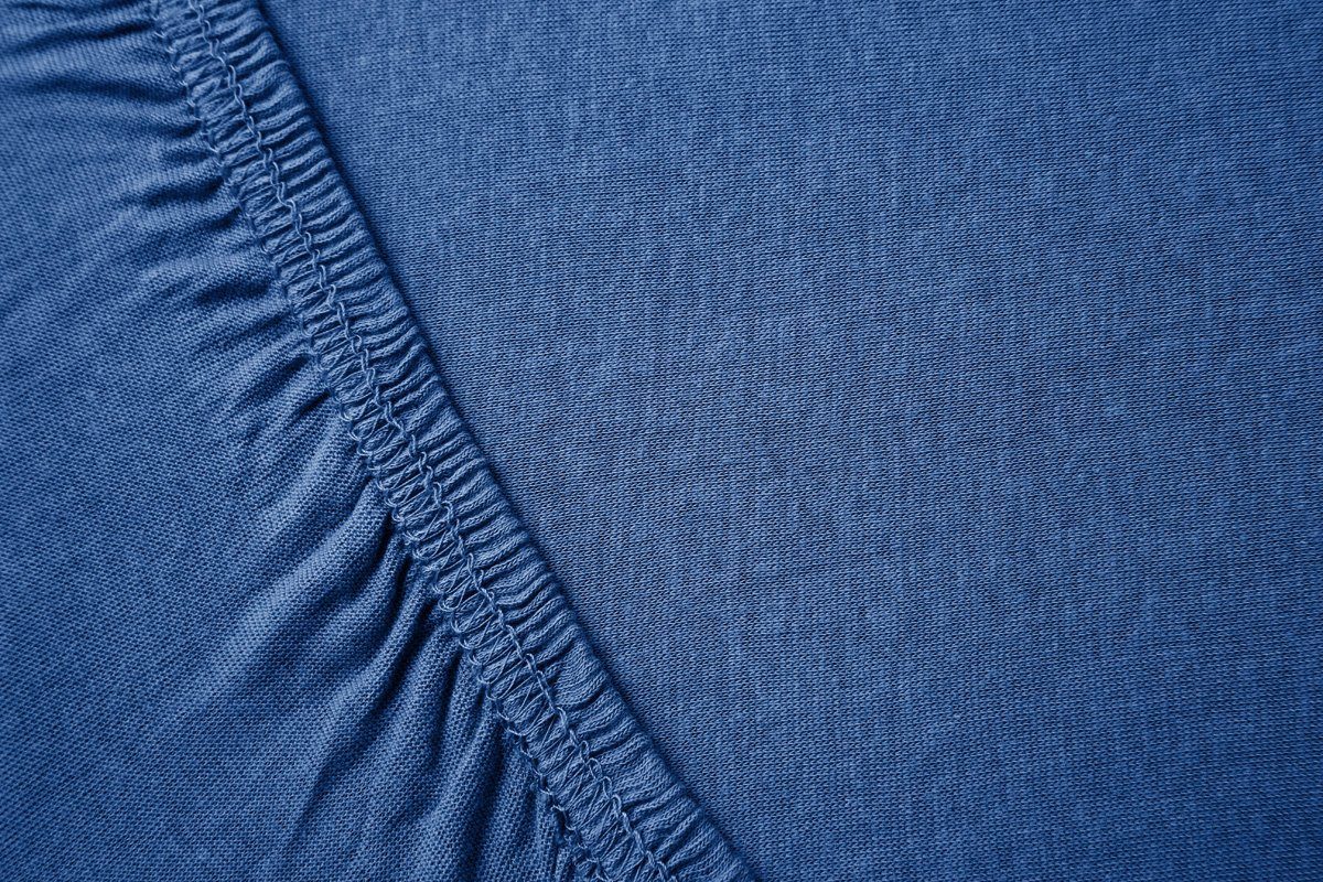 Hometex Premium Textiles Spannbettlaken Jersey Spannbettlaken 100% Baumwolle, Jersey, Gummizug: Rundumgummizug, Premium-Jersey Matratzenhöhe bis 23 cm – Bild 4 von 5