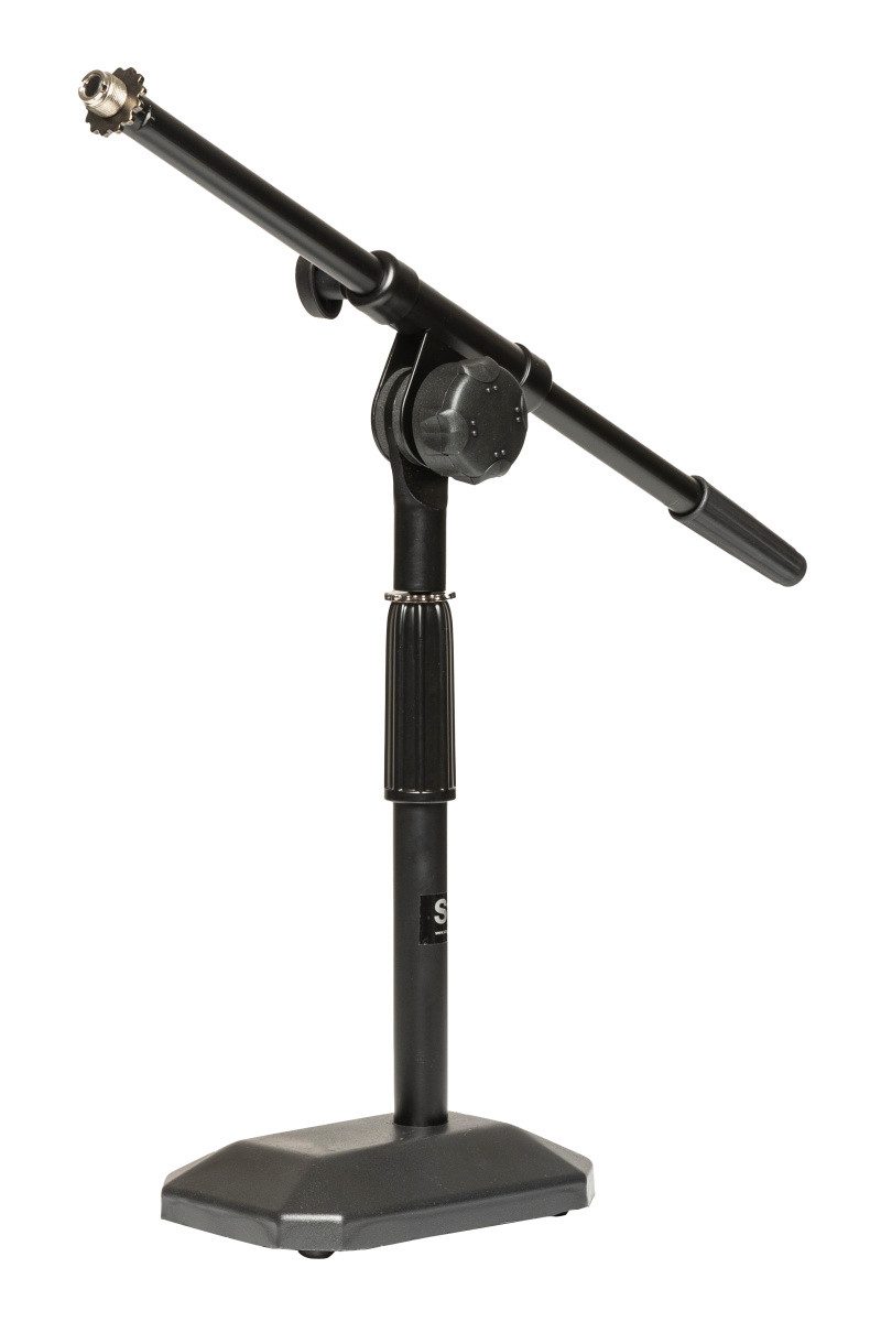 Stagg Mikrofonständer MIS-1112BK Desktop Mikrofonständer mit Galgen