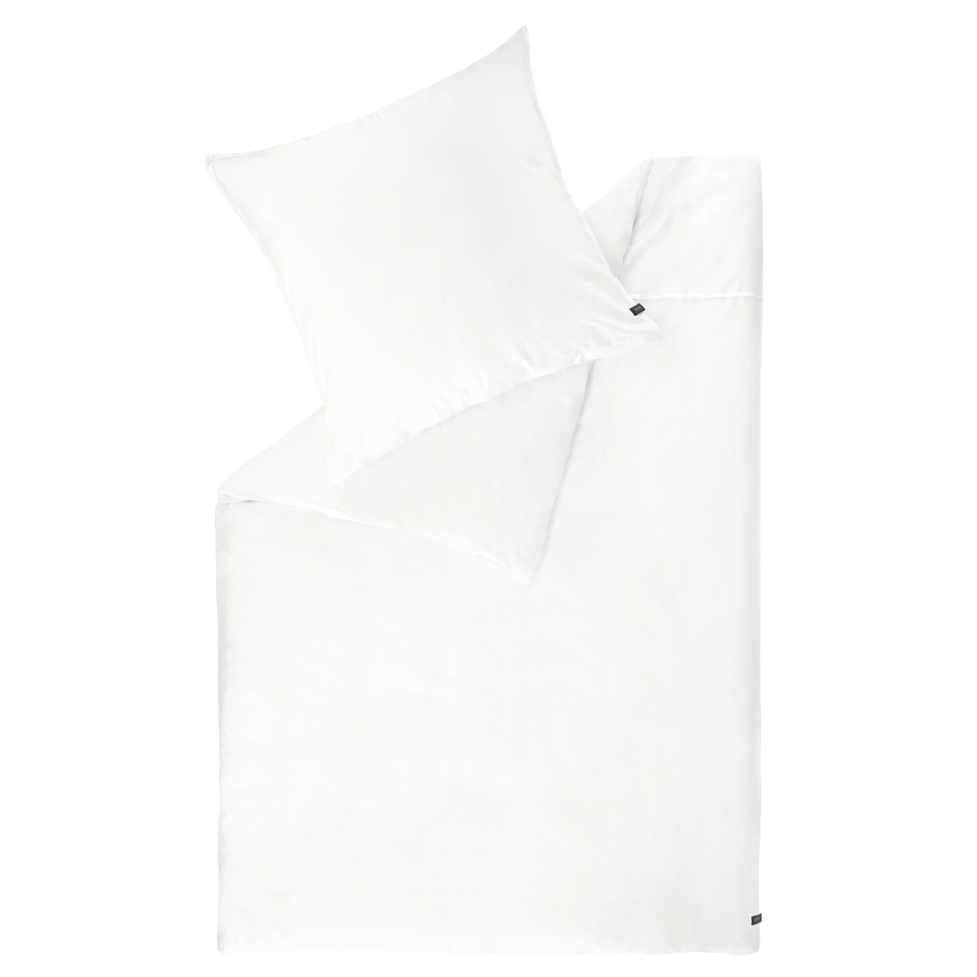 SCHÖNER WOHNEN-Kollektion Bettwäsche PLAIN Satin Bettwäsche, Baumwolle, 1 teilig, 200 x 200 cm in Weiss