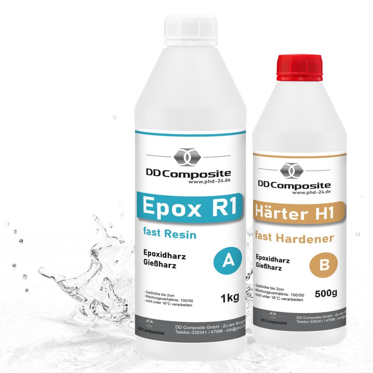 DD Composite Epoxidharz 1.5kg Epox R1 H1, MILKY WHITE