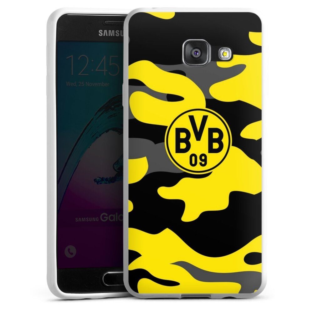 DeinDesign Handyhülle BVB Borussia Dortmund Fanartikel BVB Camo, Samsung Galaxy A3 (2016) Silikon Hülle Bumper Case Handy Schutzhülle