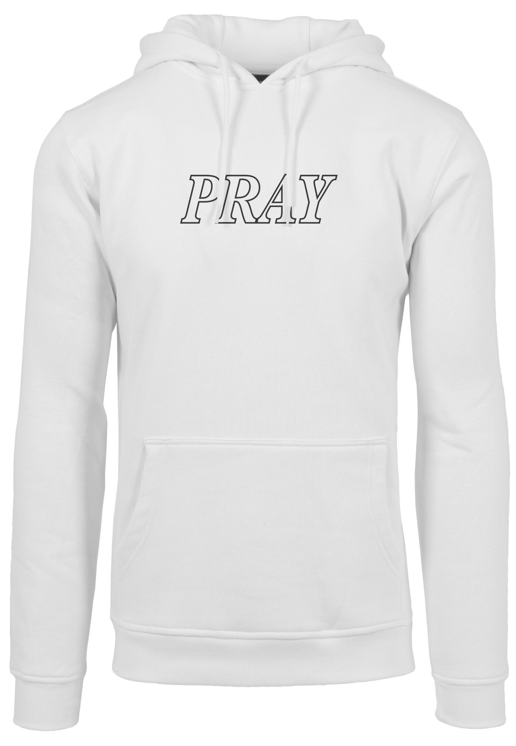 Rundhalspullover MisterTee Herren Pray Hands Hoody